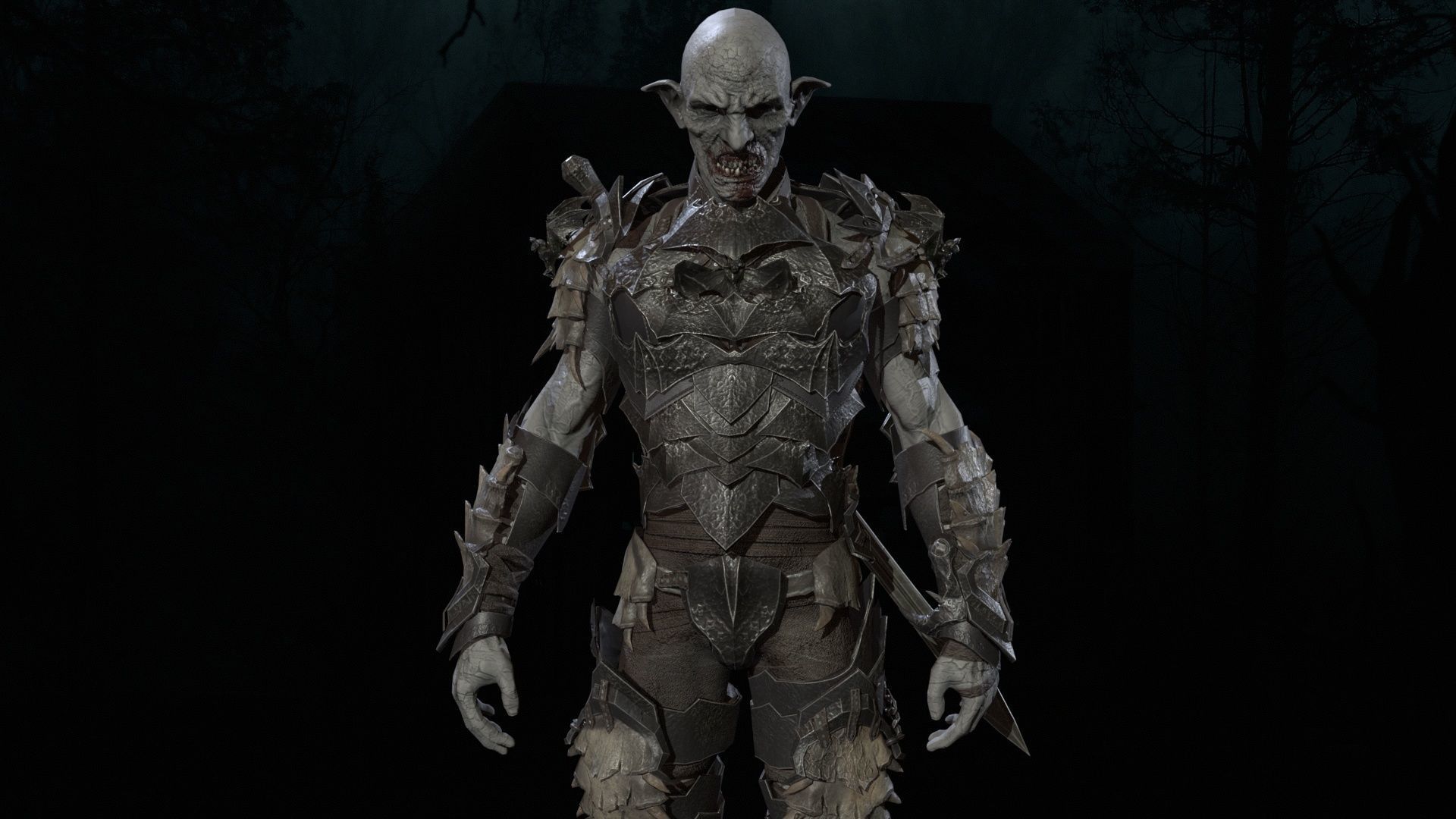 Vampire Knight Low-poly 3D model_17