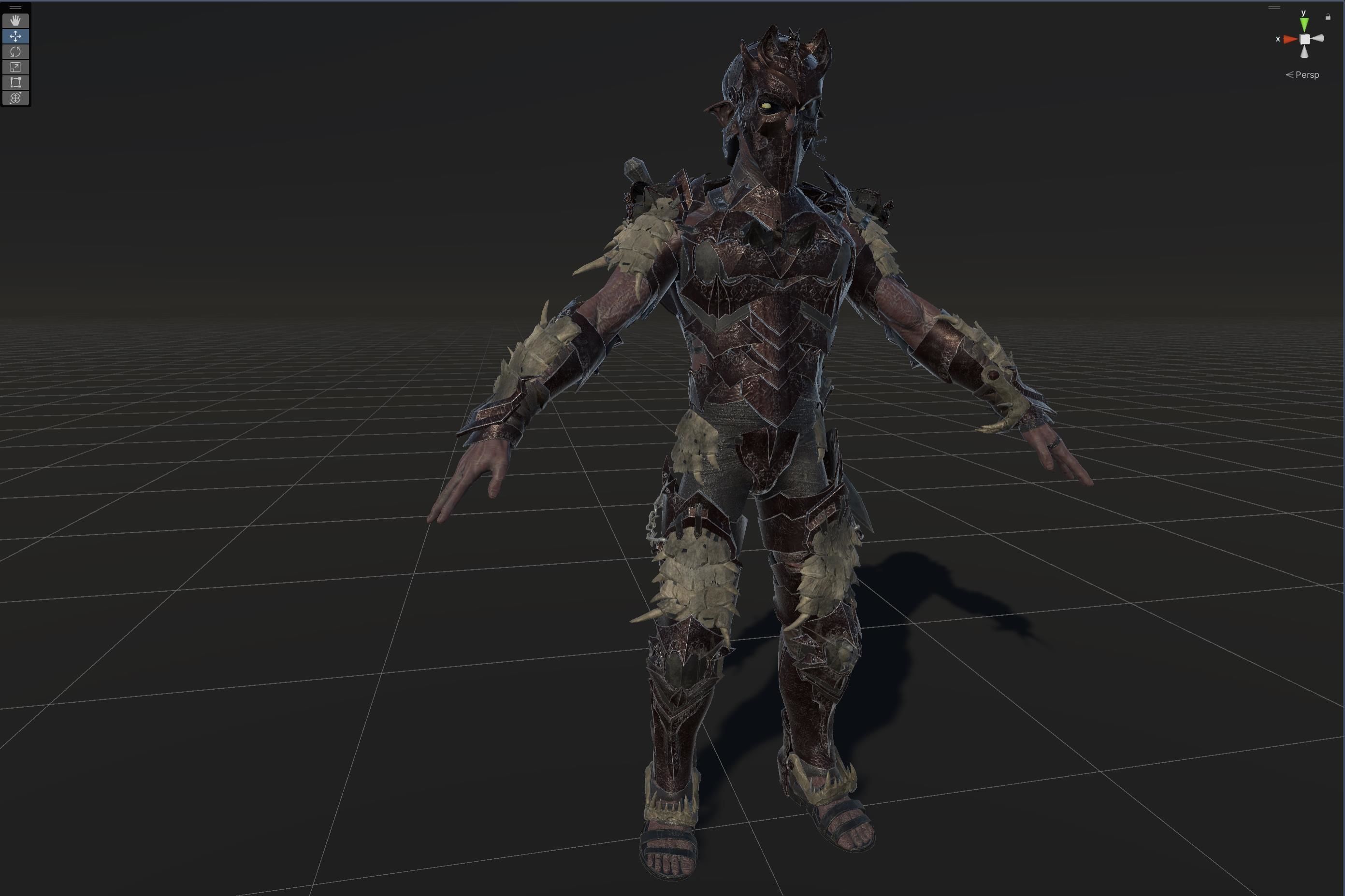 Vampire Knight Low-poly 3D model_40