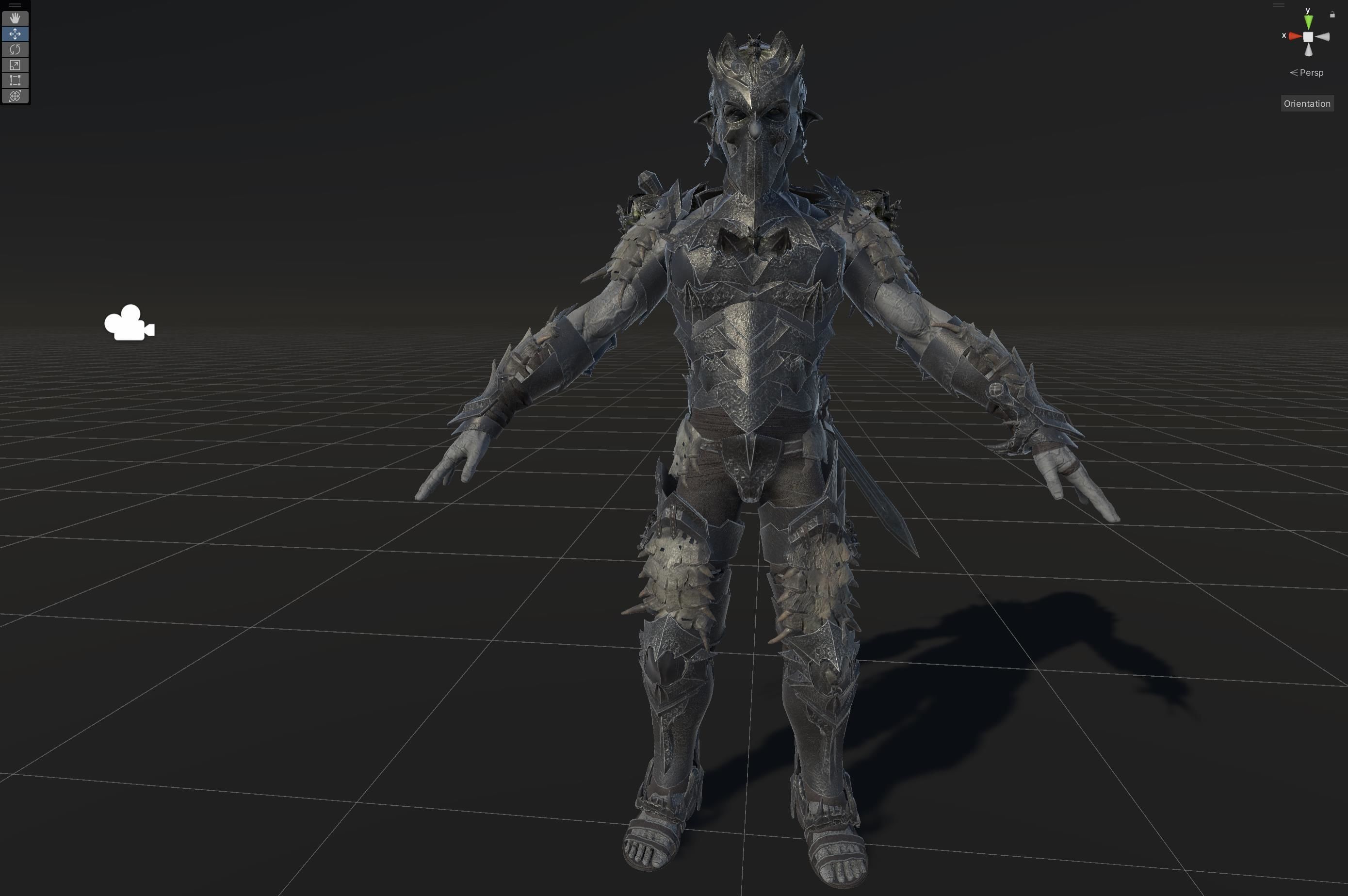 Vampire Knight Low-poly 3D model_42