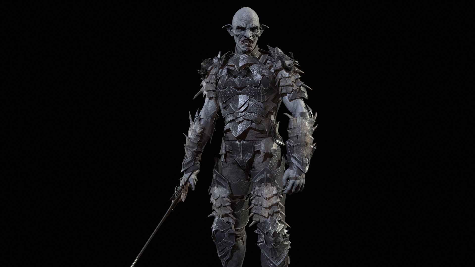 Vampire Knight Low-poly 3D model_2