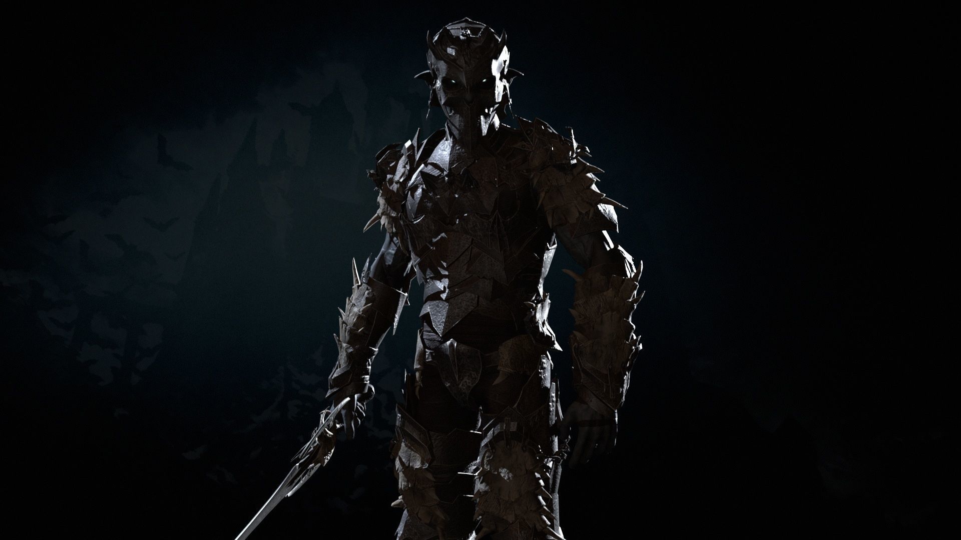 Vampire Knight Low-poly 3D model_30