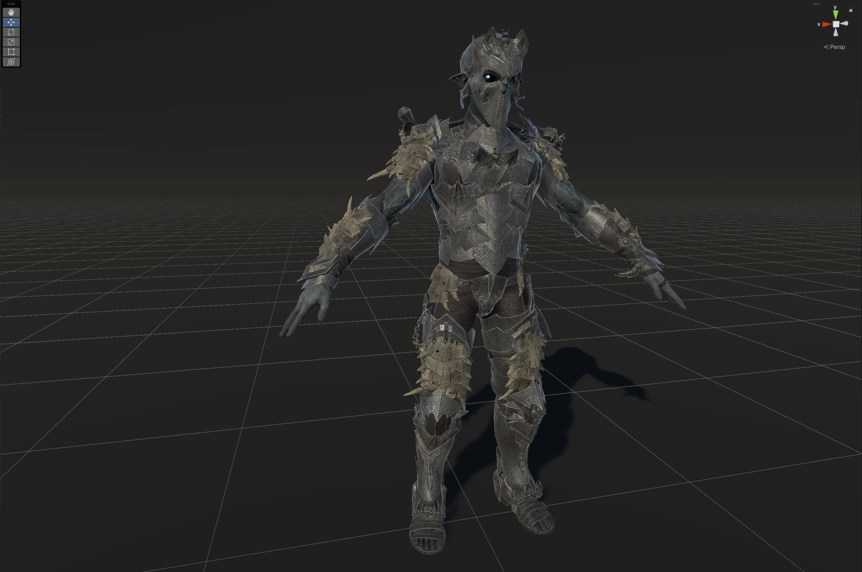 Vampire Knight Low-poly 3D model_41