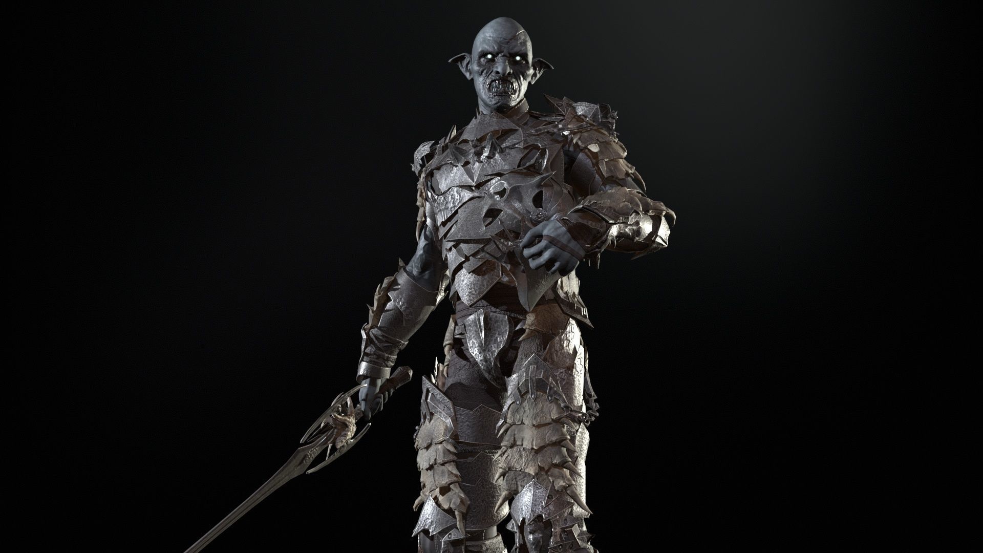 Vampire Knight Low-poly 3D model_5