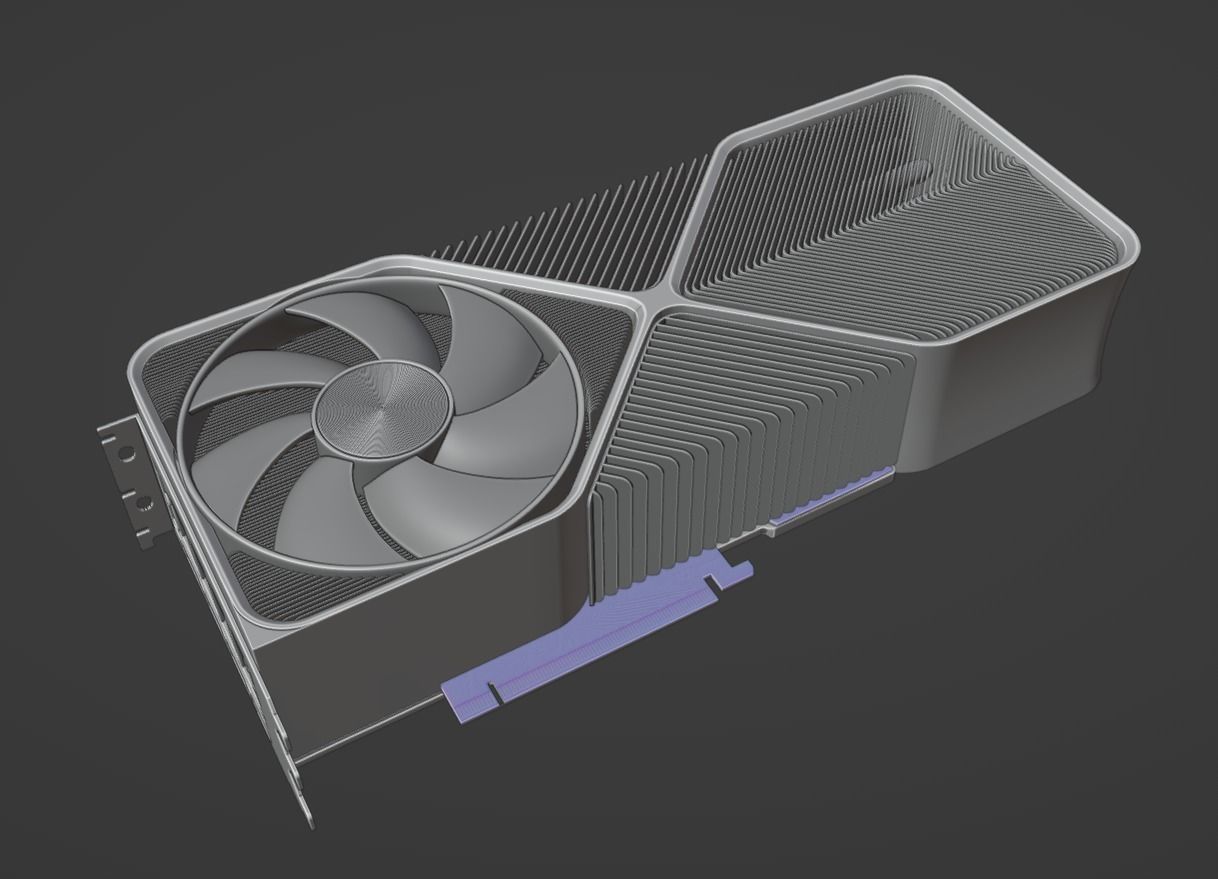 Nvidia GeForce RTX 4080 super founders edition 3D model_9