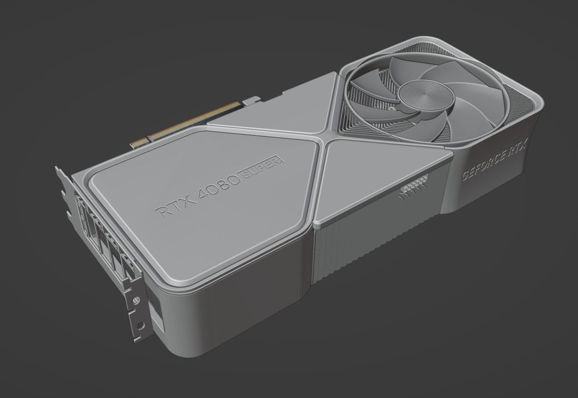 Nvidia GeForce RTX 4080 super founders edition 3D model_8