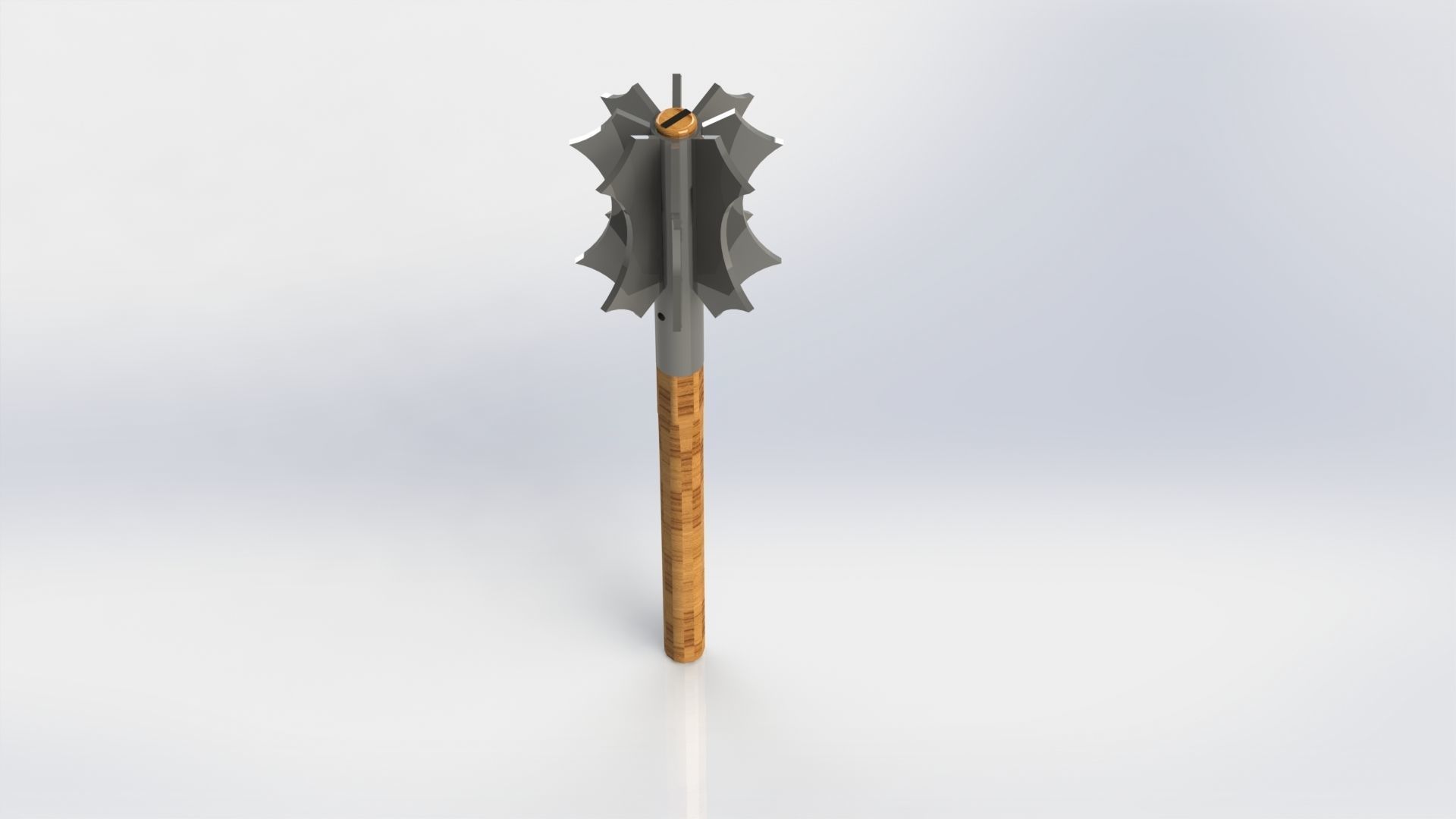 WG 7013 - Mace v1 Low-poly 3D model_5