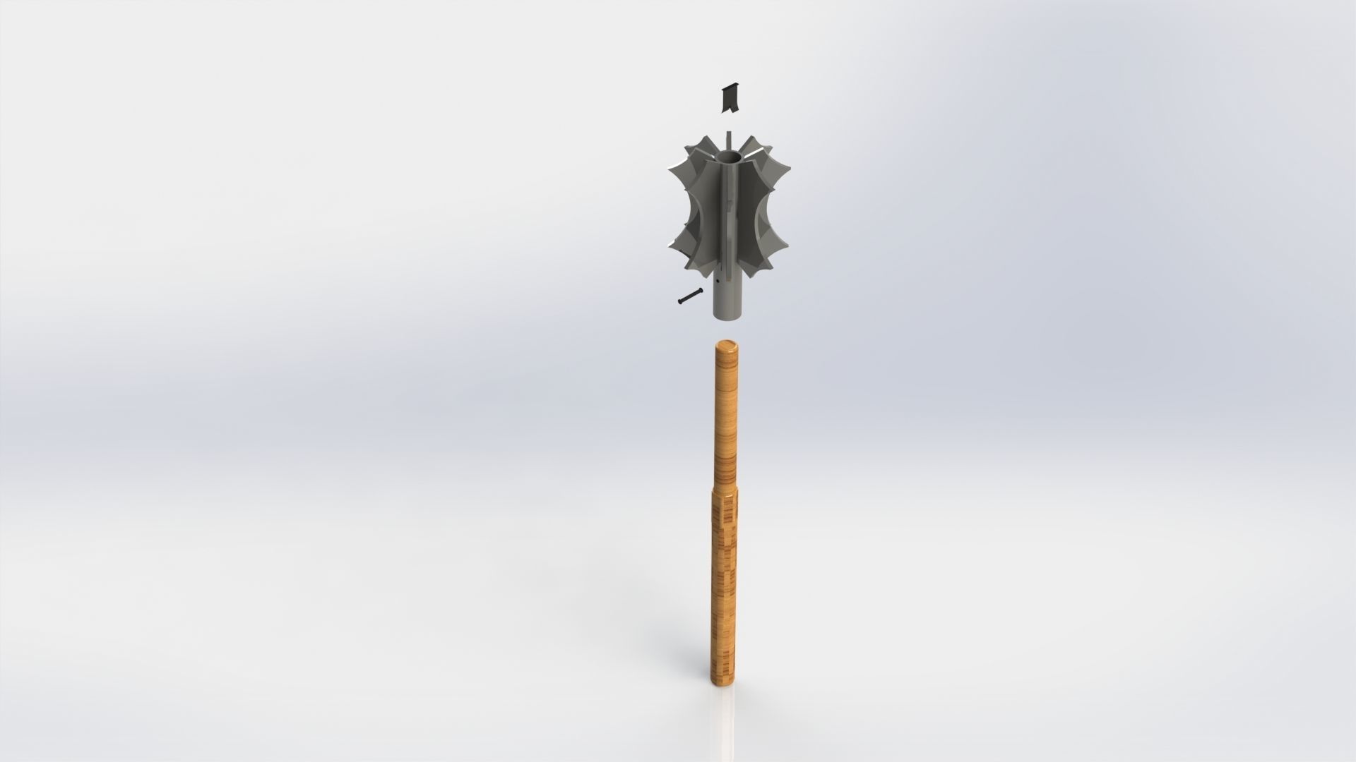 WG 7013 - Mace v1 Low-poly 3D model_2