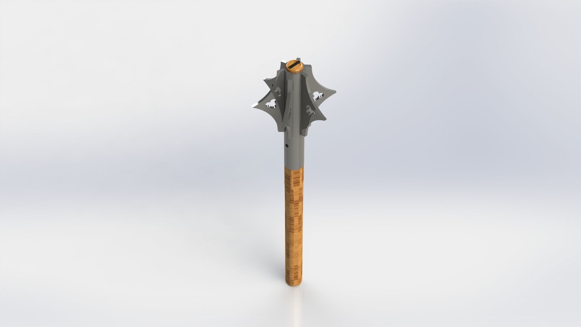 WG 7013 - Mace v2 Low-poly 3D model_5
