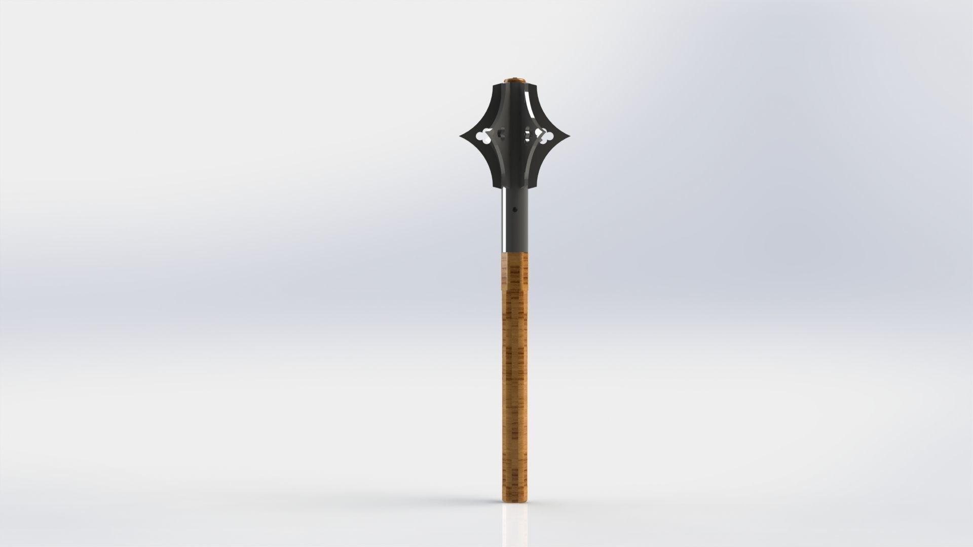 WG 7013 - Mace v2 Low-poly 3D model_3