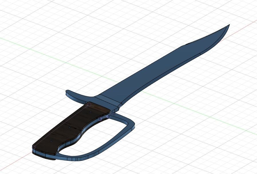printable knives 3D model 3D printable | CGTrader