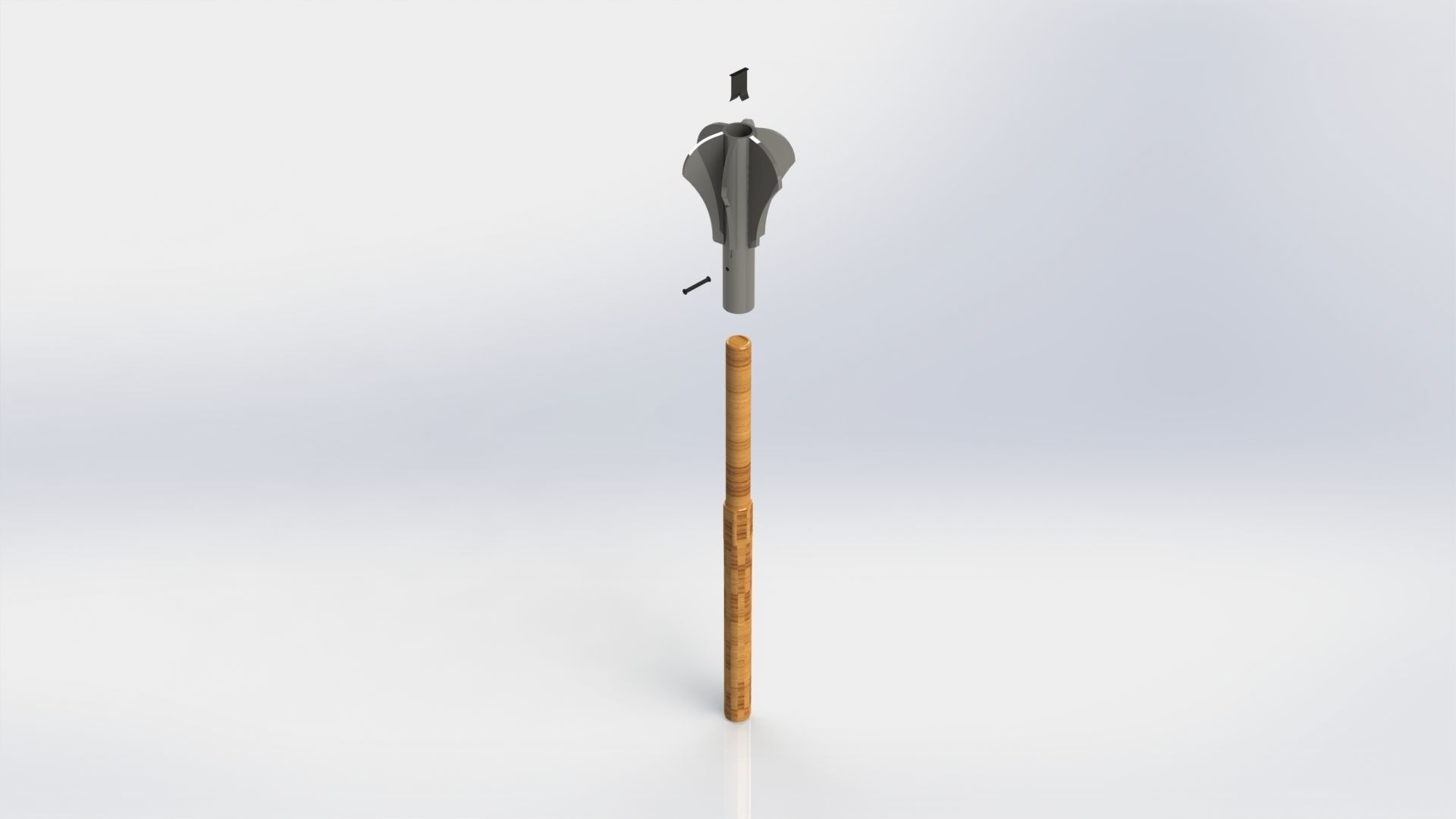 WG 7013 - Mace v3 Low-poly 3D model_2
