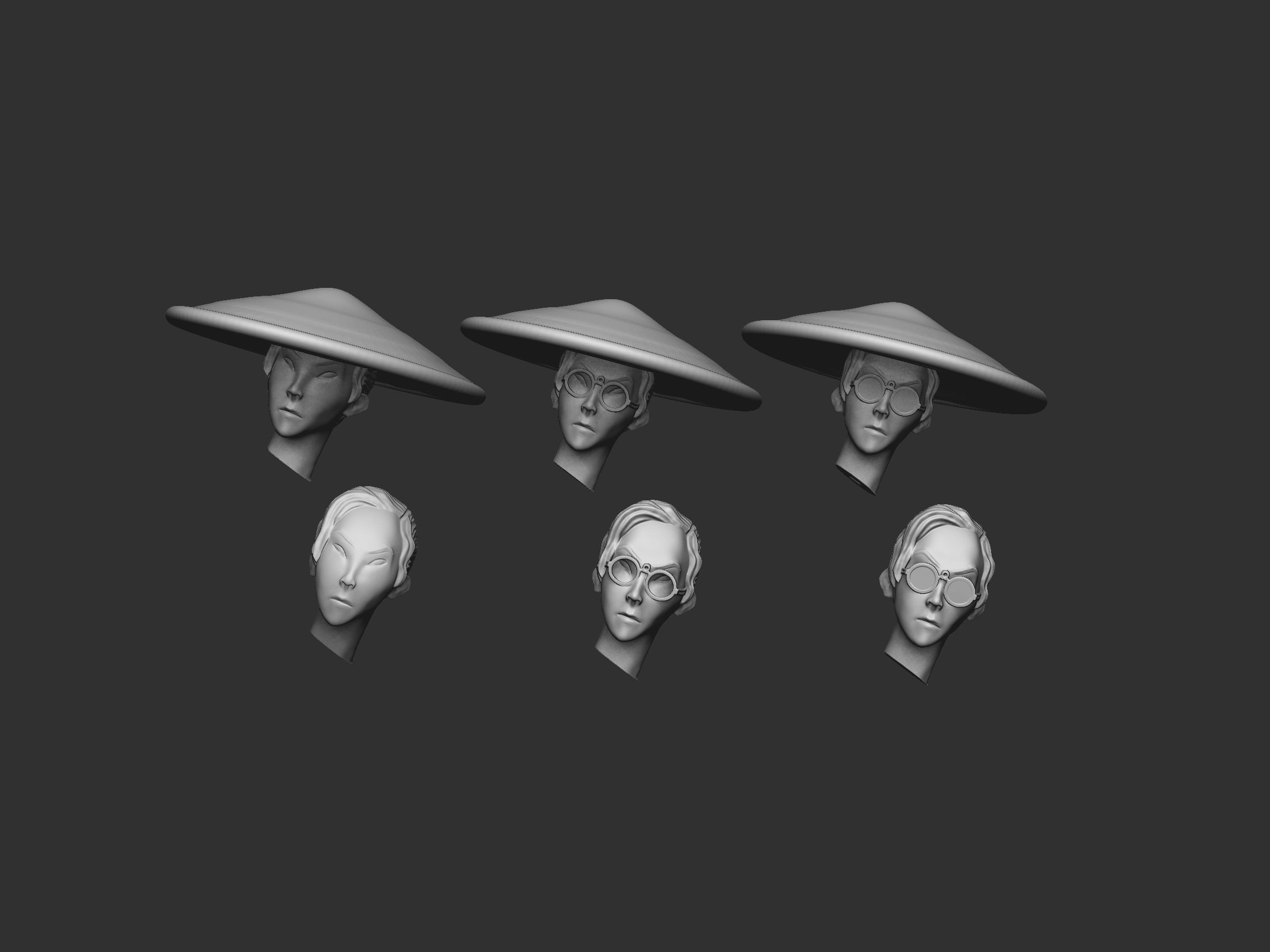Blue eye samurai 3D print model_5