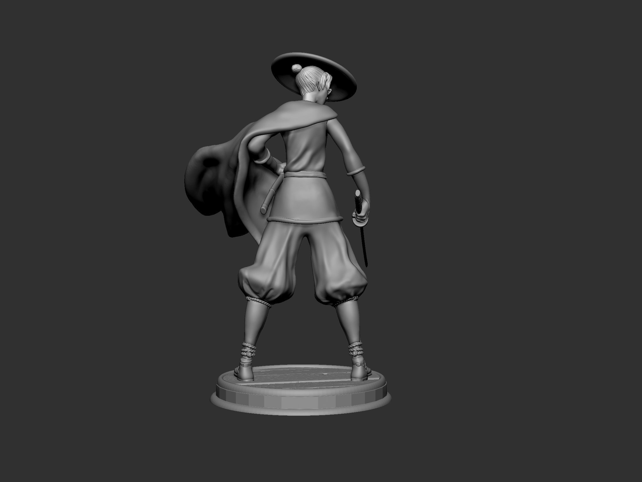 Blue eye samurai 3D print model_10