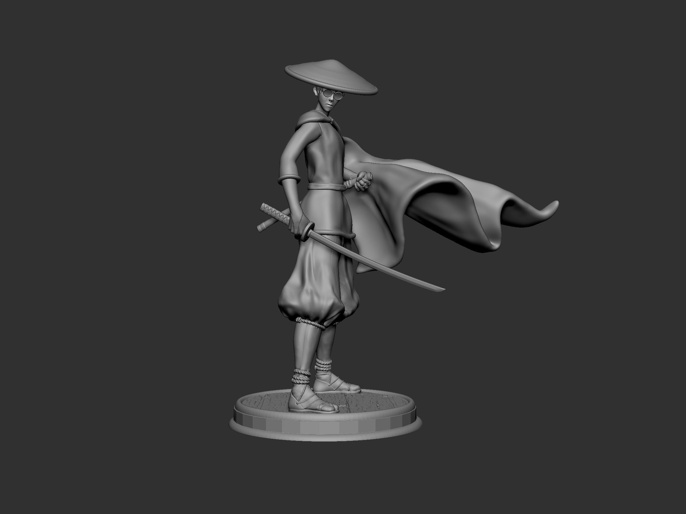 Blue eye samurai 3D print model_9