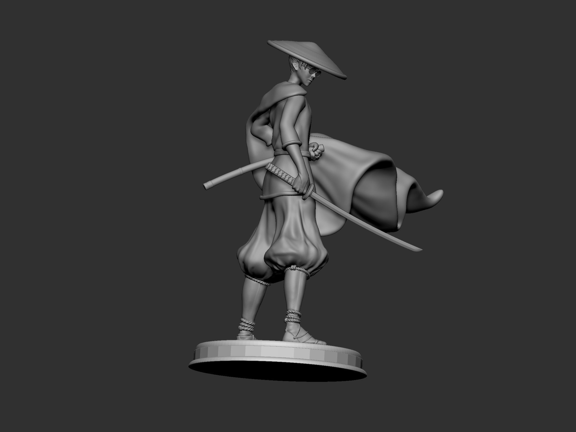 Blue eye samurai 3D print model_1