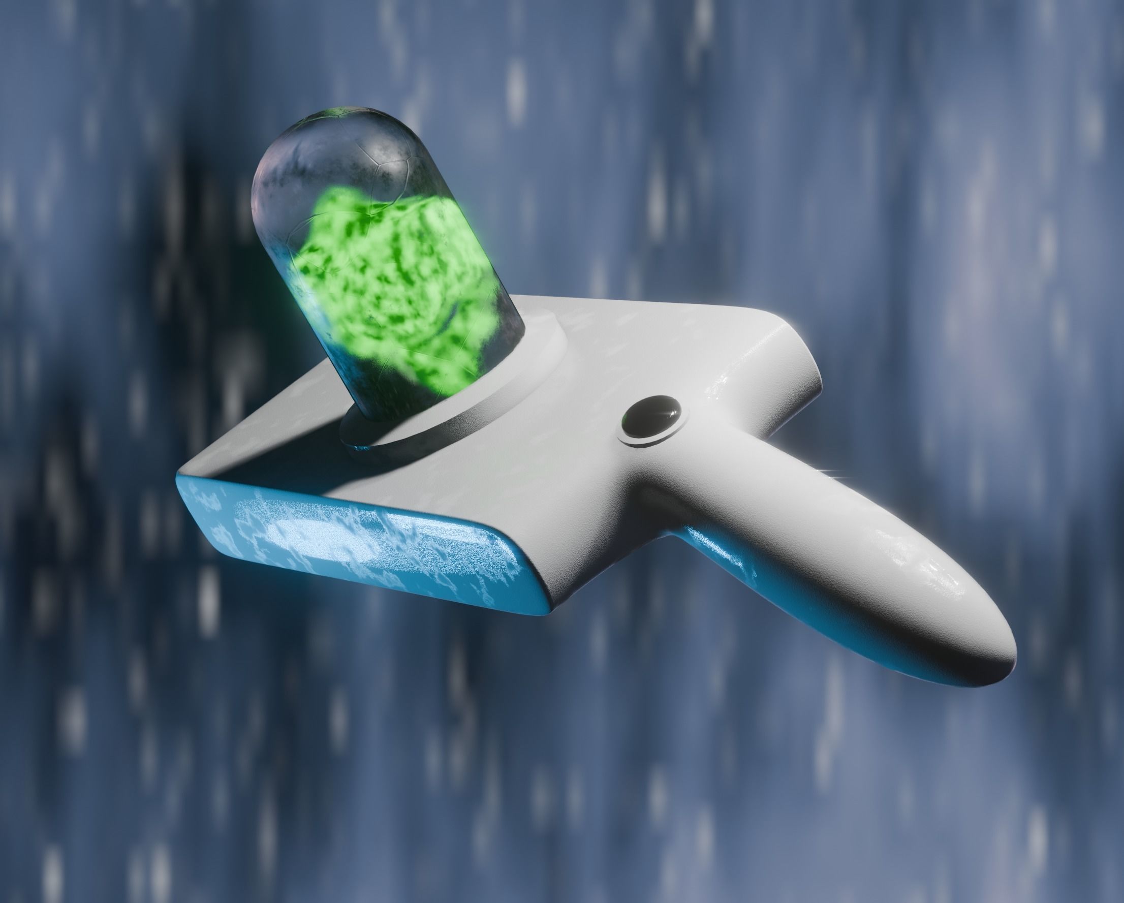 Portal gun 3D model_1