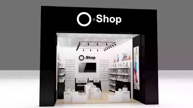 Bags Shop and Store 3d Max Model 2018 - Vray 3D model