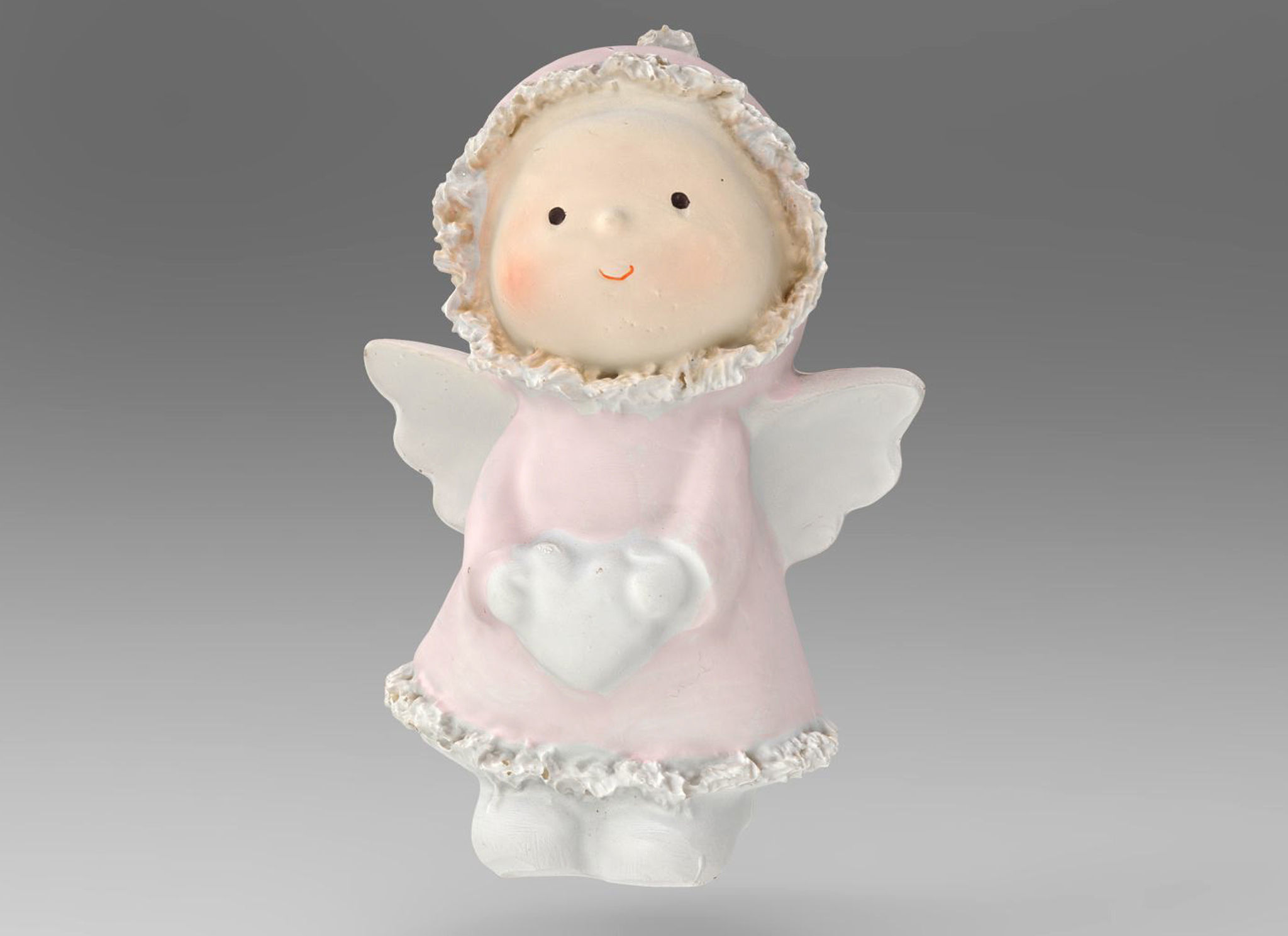 Christmas angel Low-poly 3D model_2