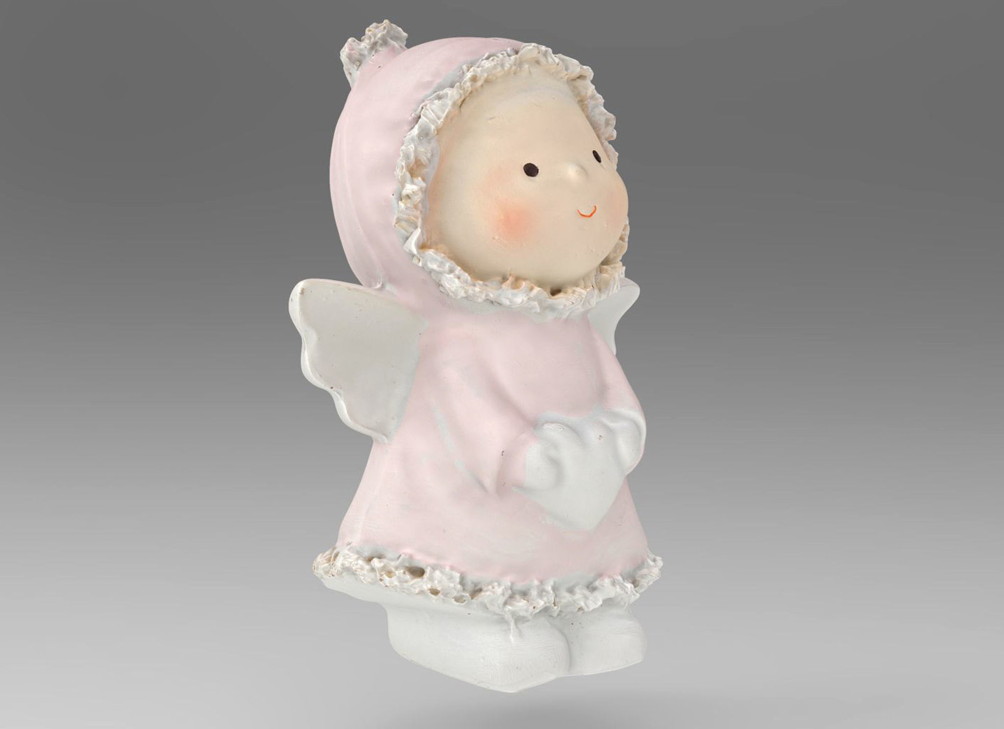 Christmas angel Low-poly 3D model_5