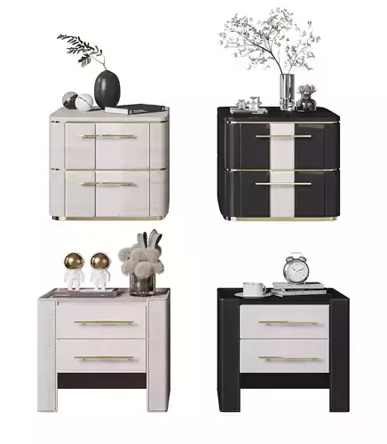 bedside Modern combination table