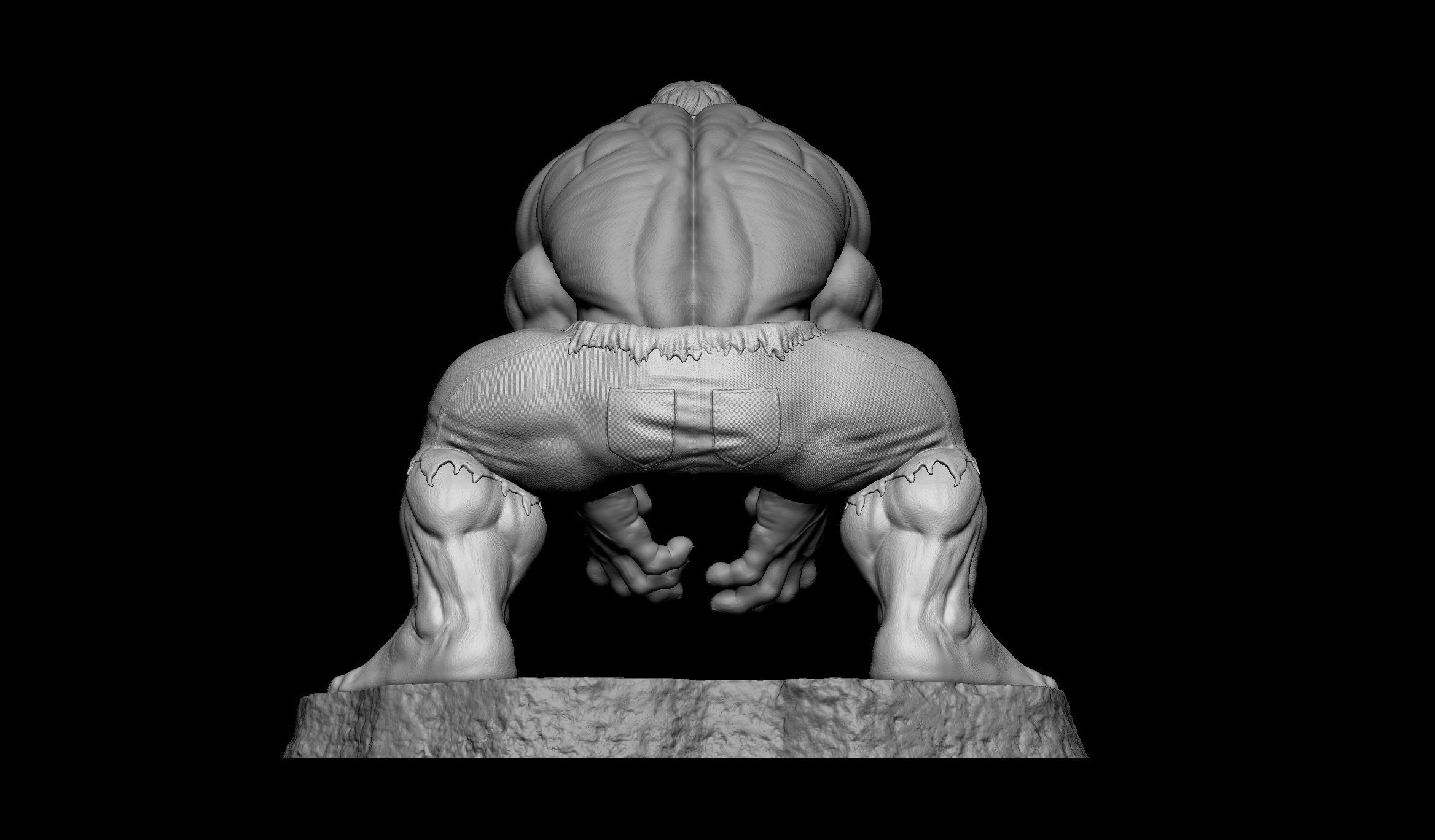 Hulk- 3D print model_10