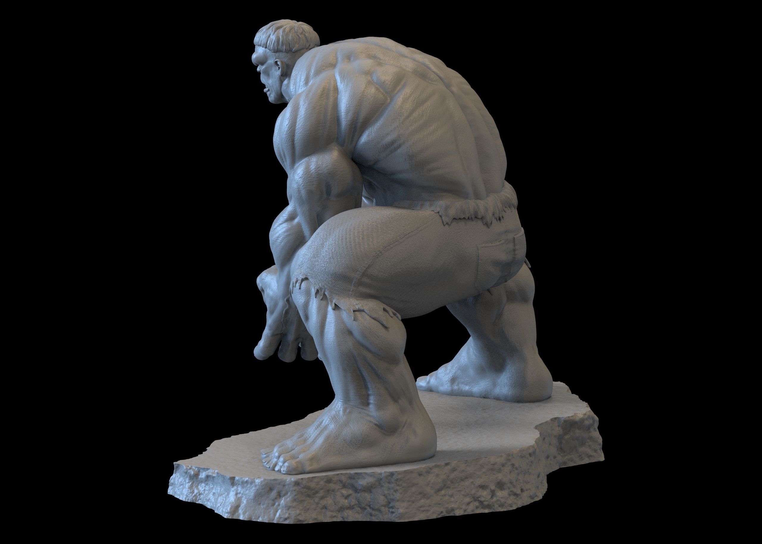 Hulk- 3D print model_19