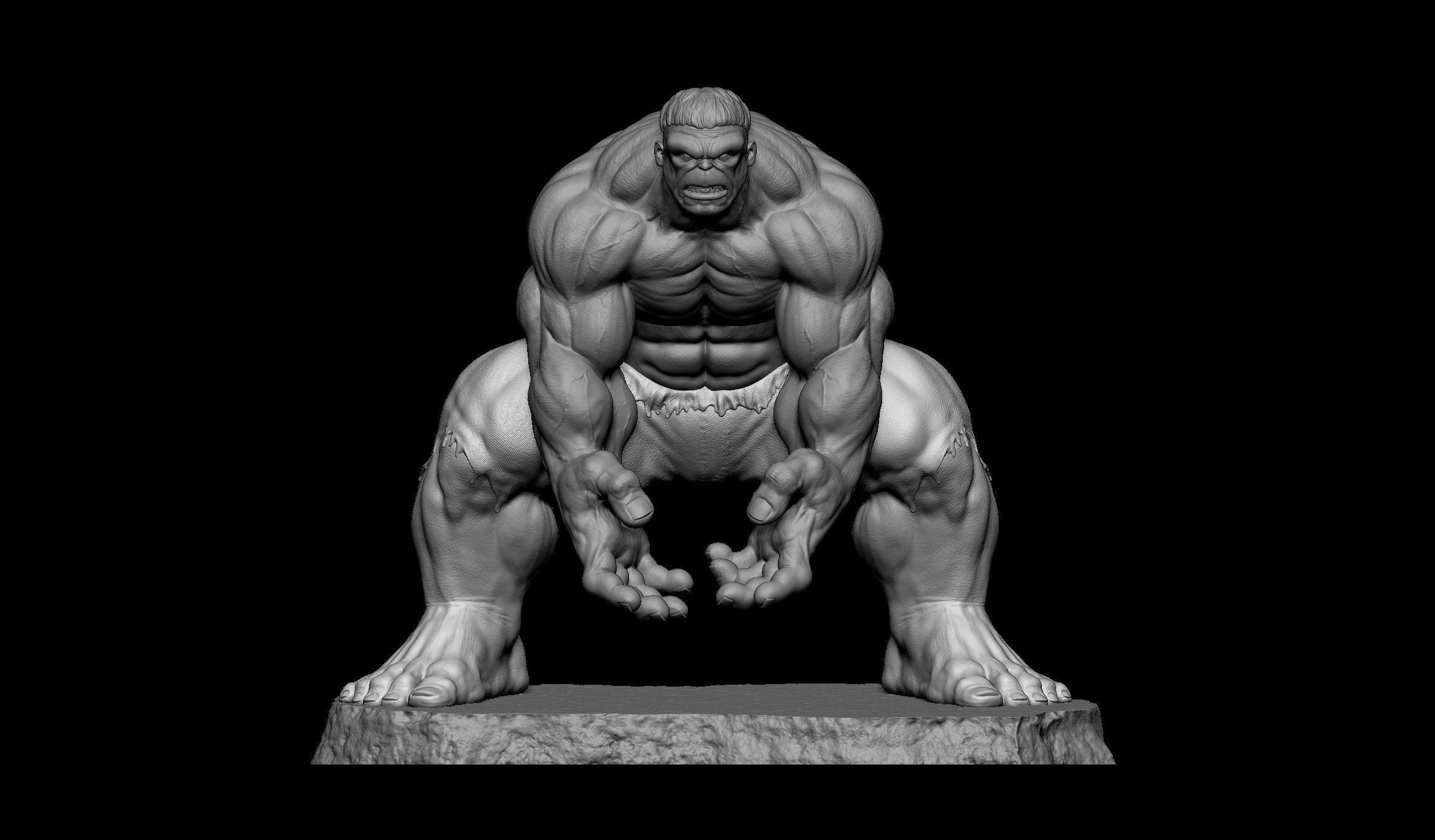 Hulk- 3D print model_7