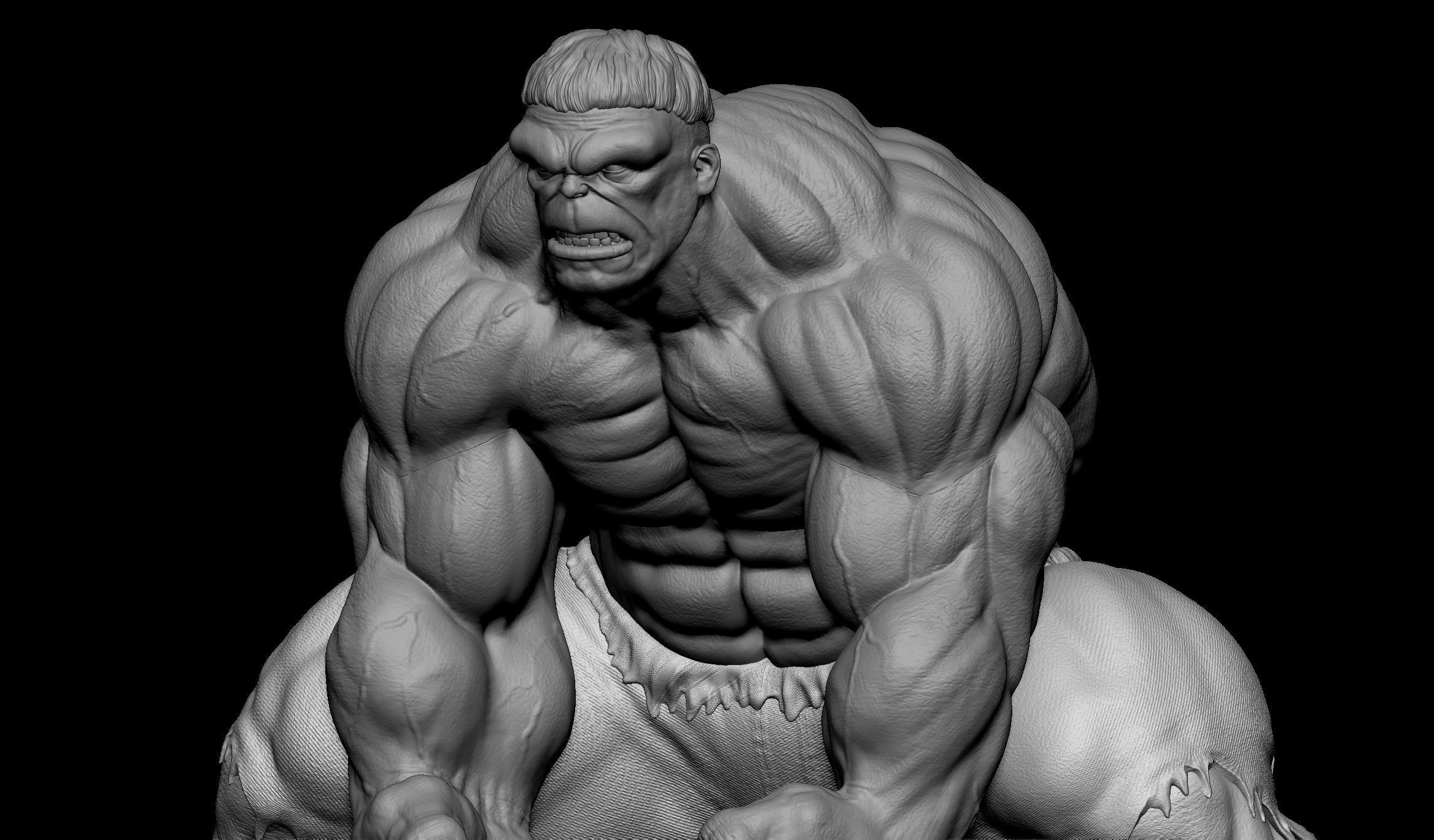 Hulk- 3D print model_13
