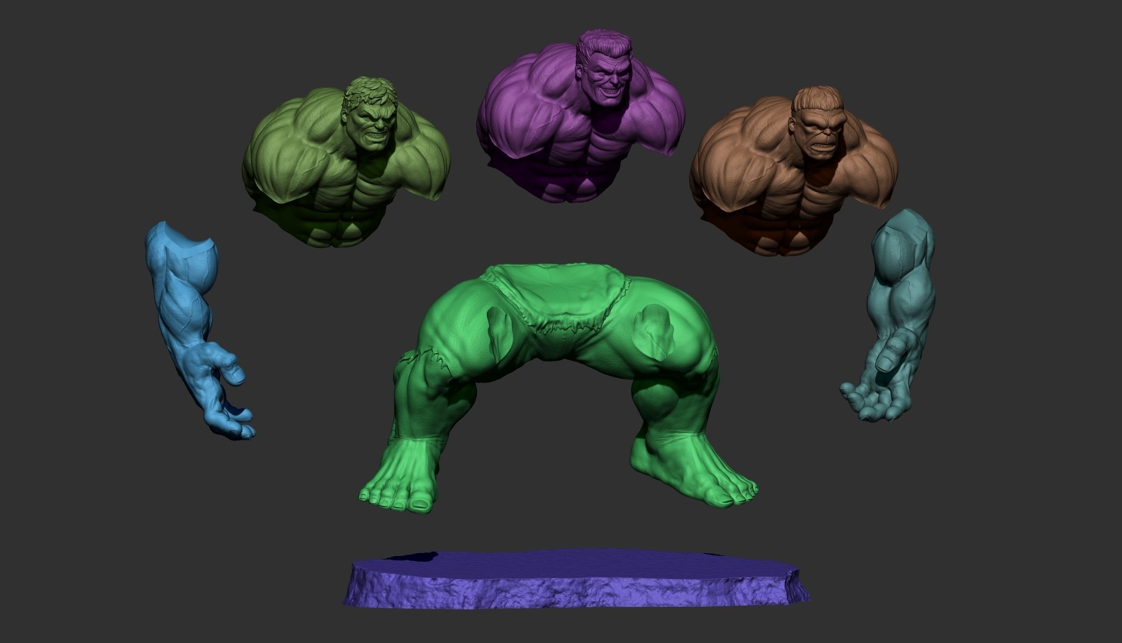 Hulk- 3D print model_6