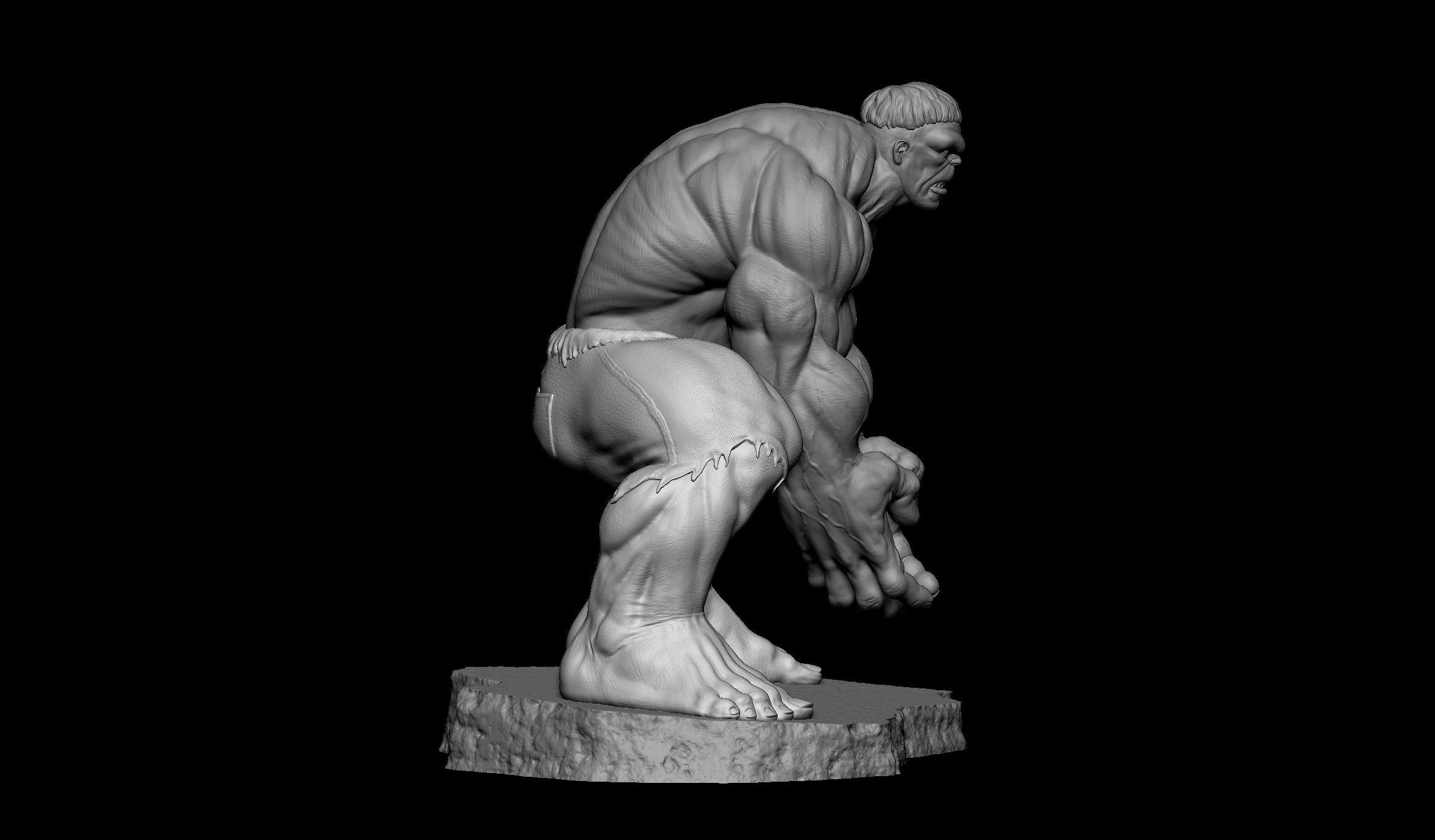 Hulk- 3D print model_9
