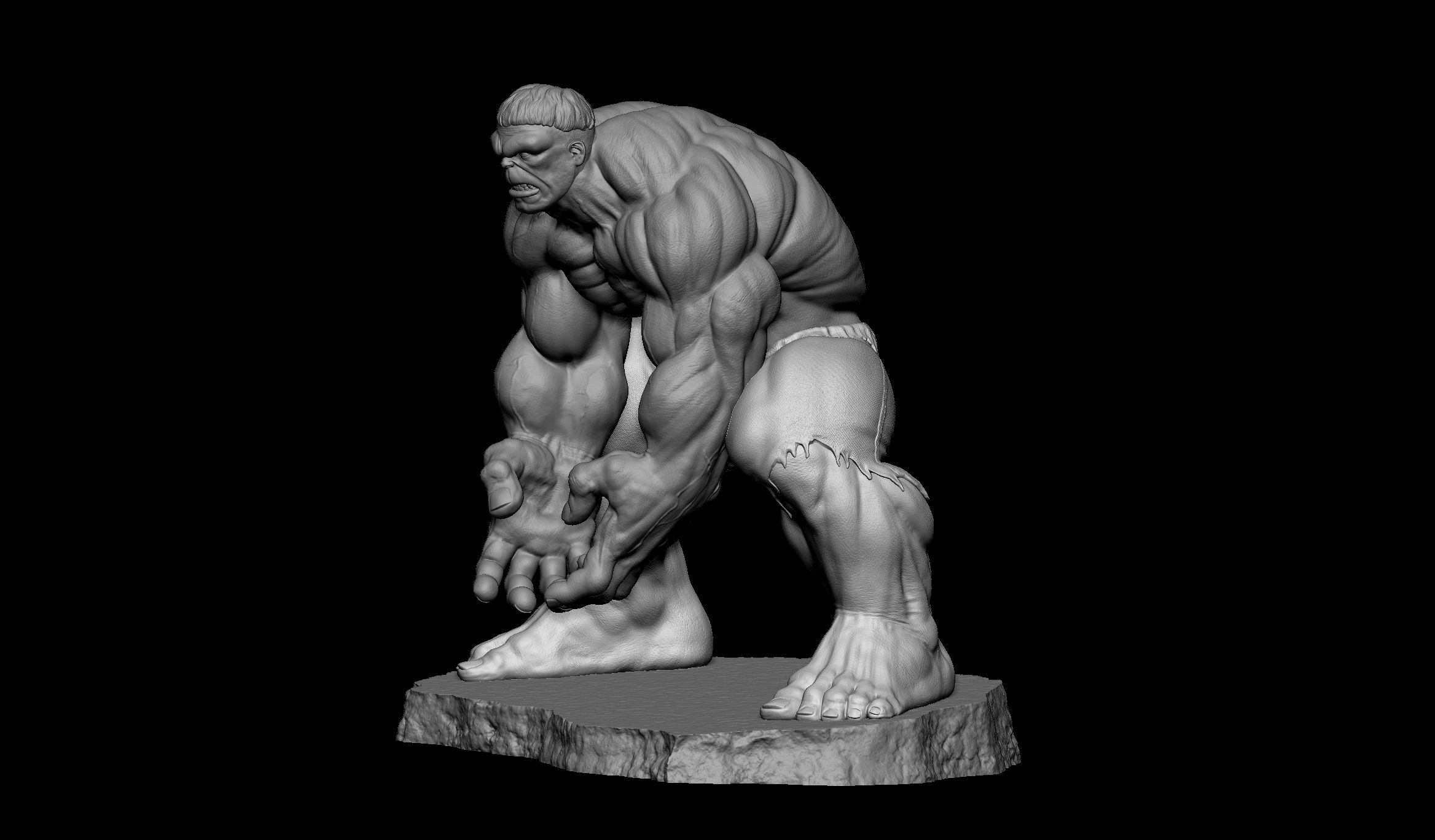 Hulk- 3D print model_12