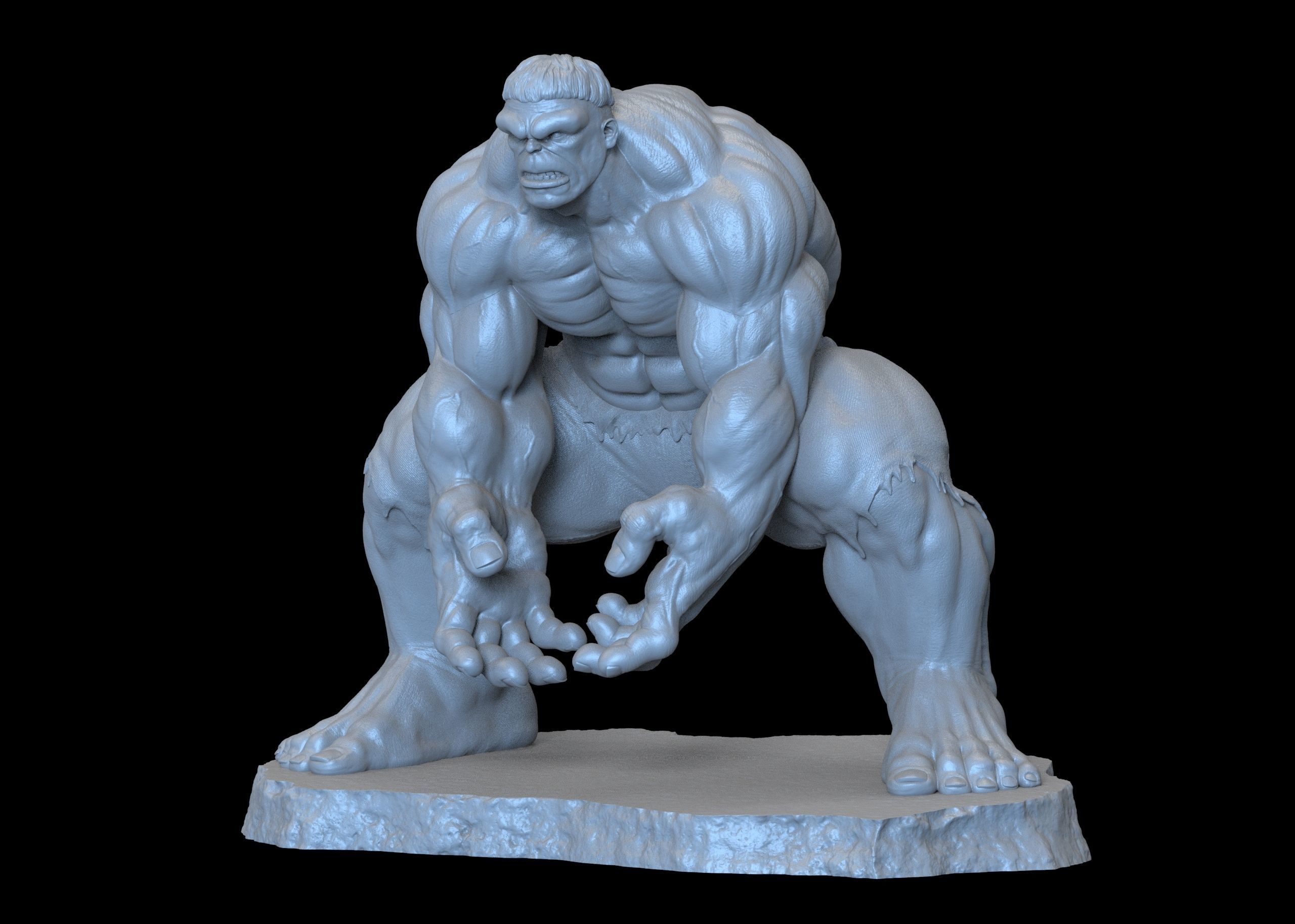 Hulk- 3D print model_3
