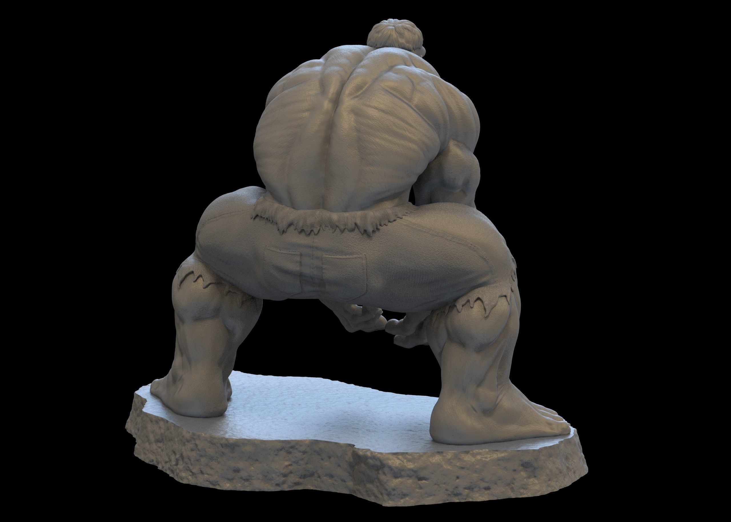 Hulk- 3D print model_17