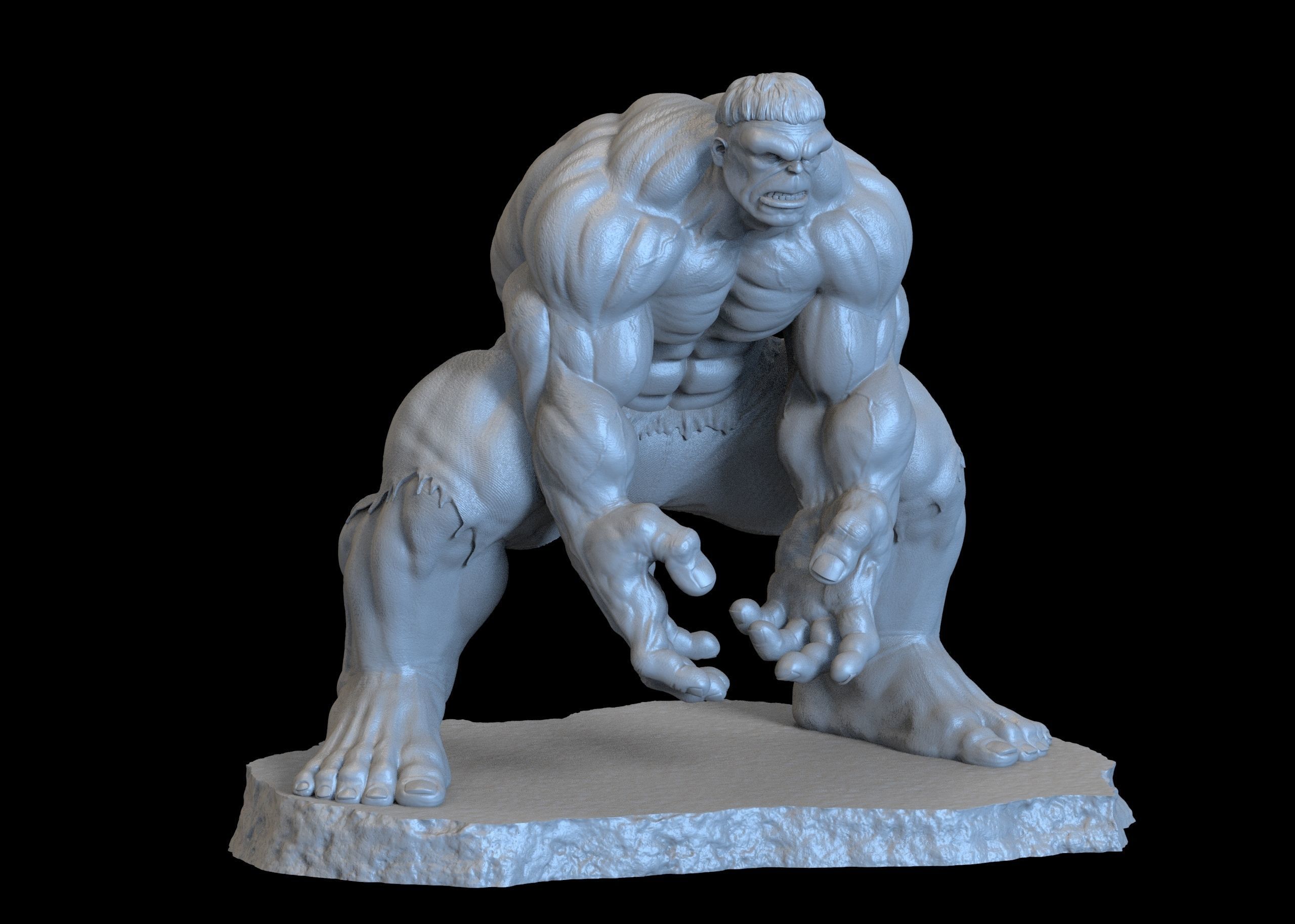 Hulk- 3D print model_15