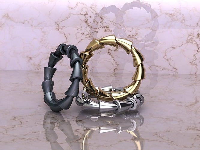 Shell Ring R-220 Free 3D print model