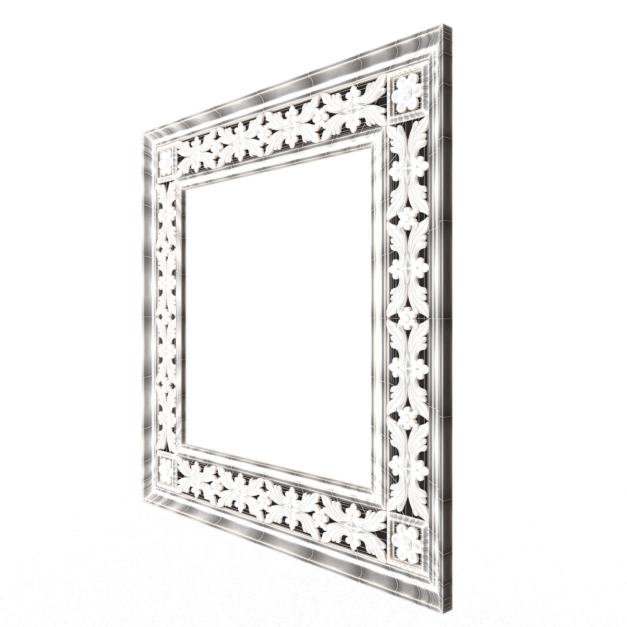 Classic Frame and Mirror Collection 05 Low-poly 3D model_78