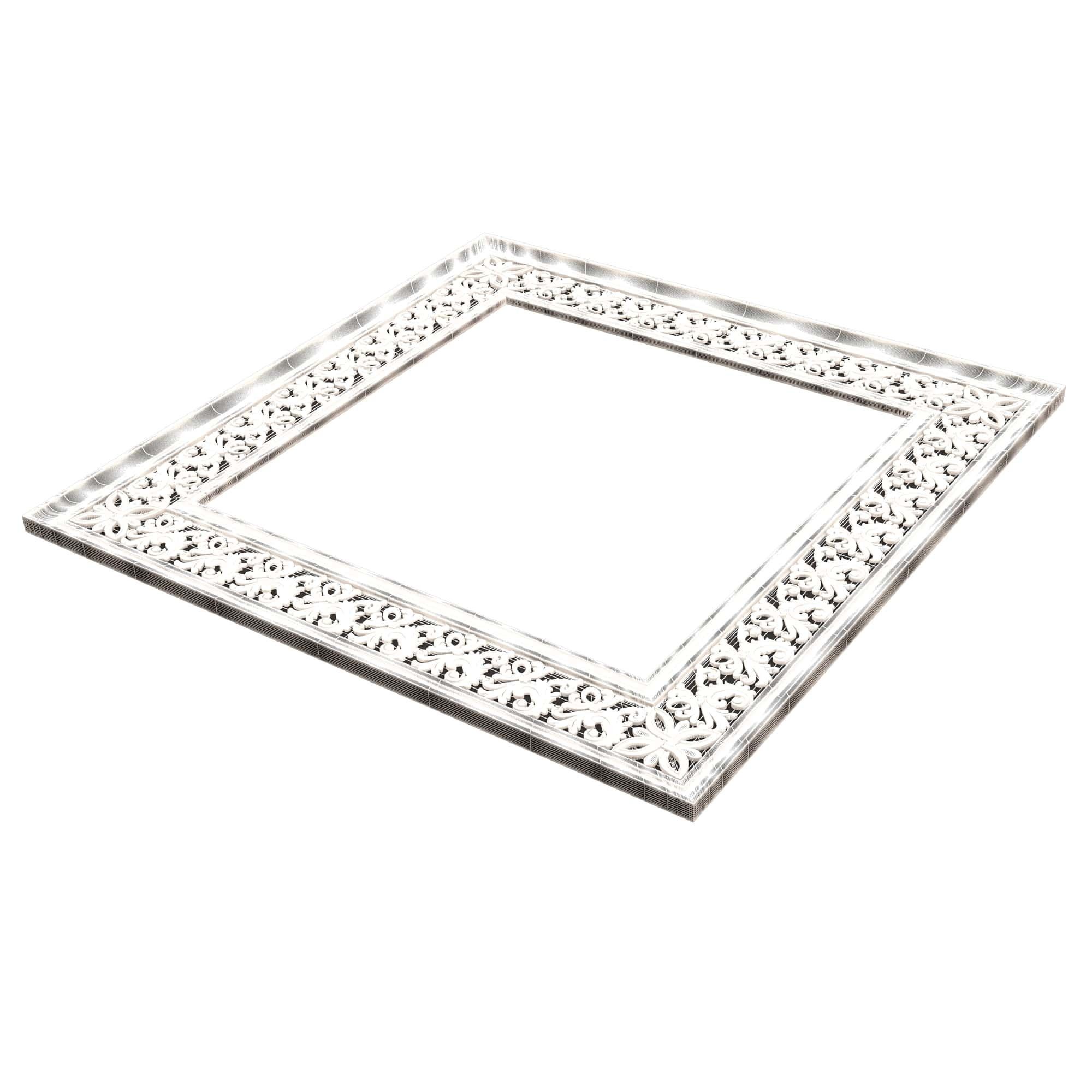 Classic Frame and Mirror Collection 05 Low-poly 3D model_60