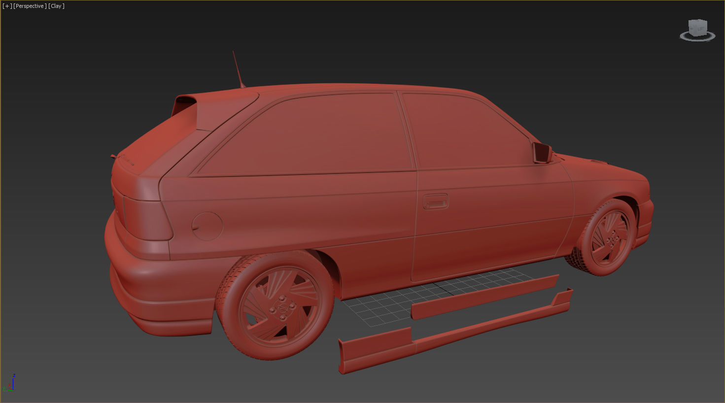 Opel Astra GSI 3D model_13