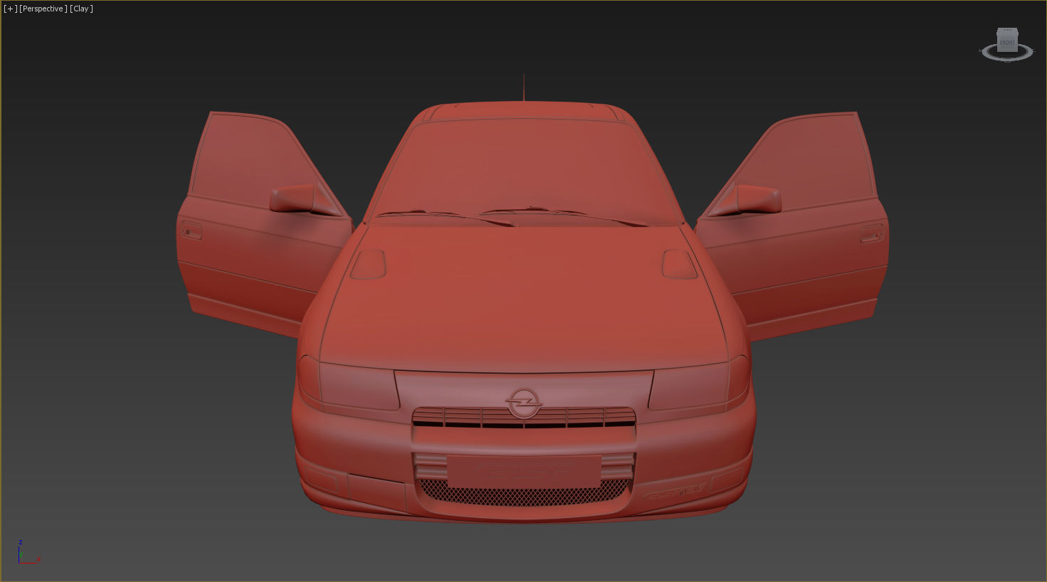Opel Astra GSI 3D model_11