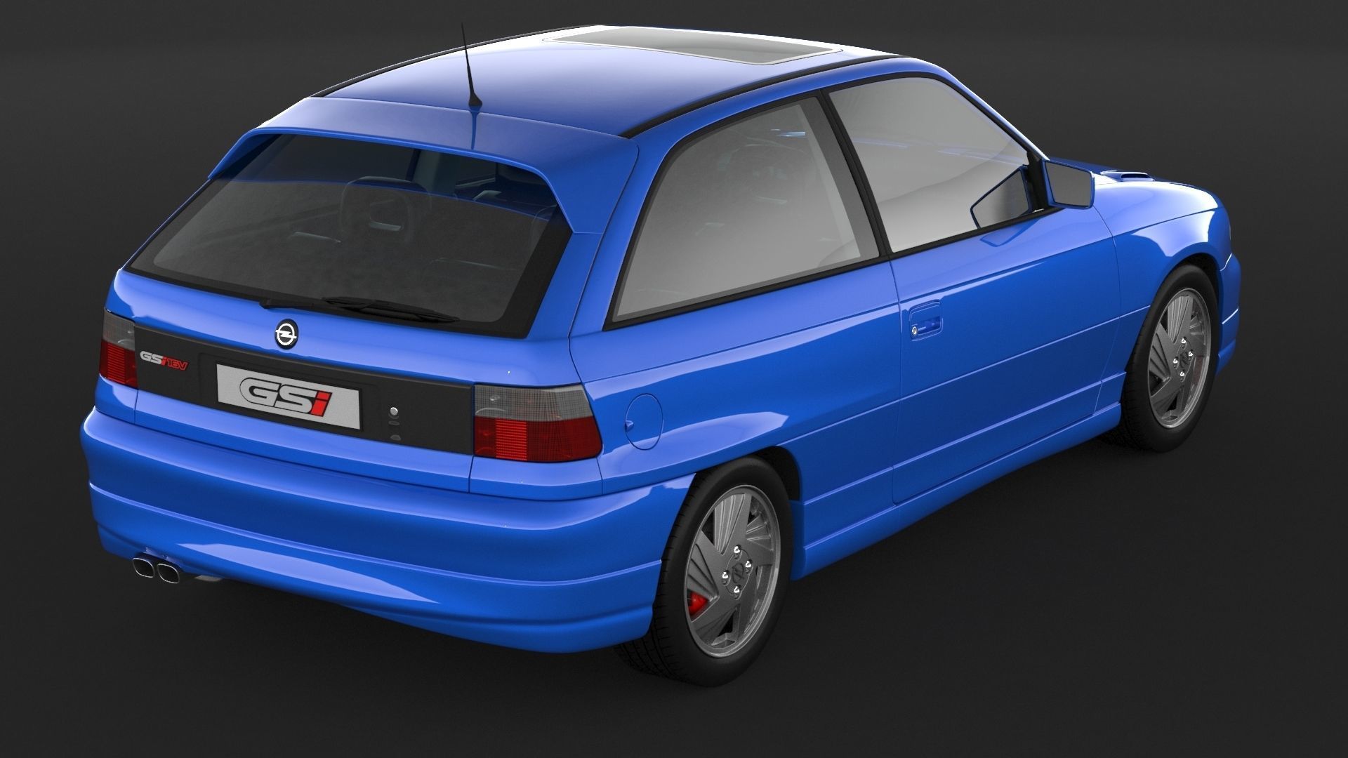 Opel Astra GSI 3D model_6