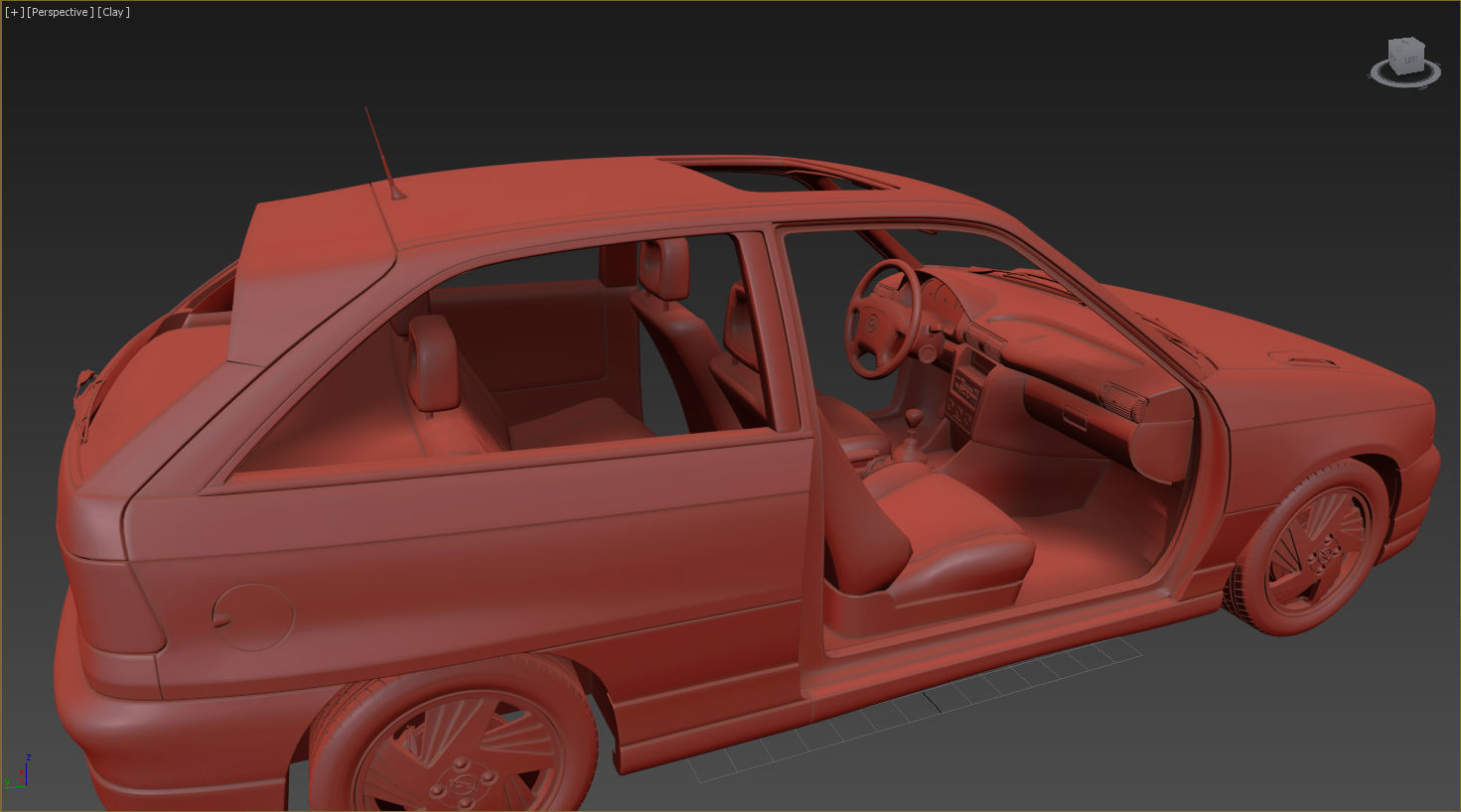 Opel Astra GSI 3D model_14