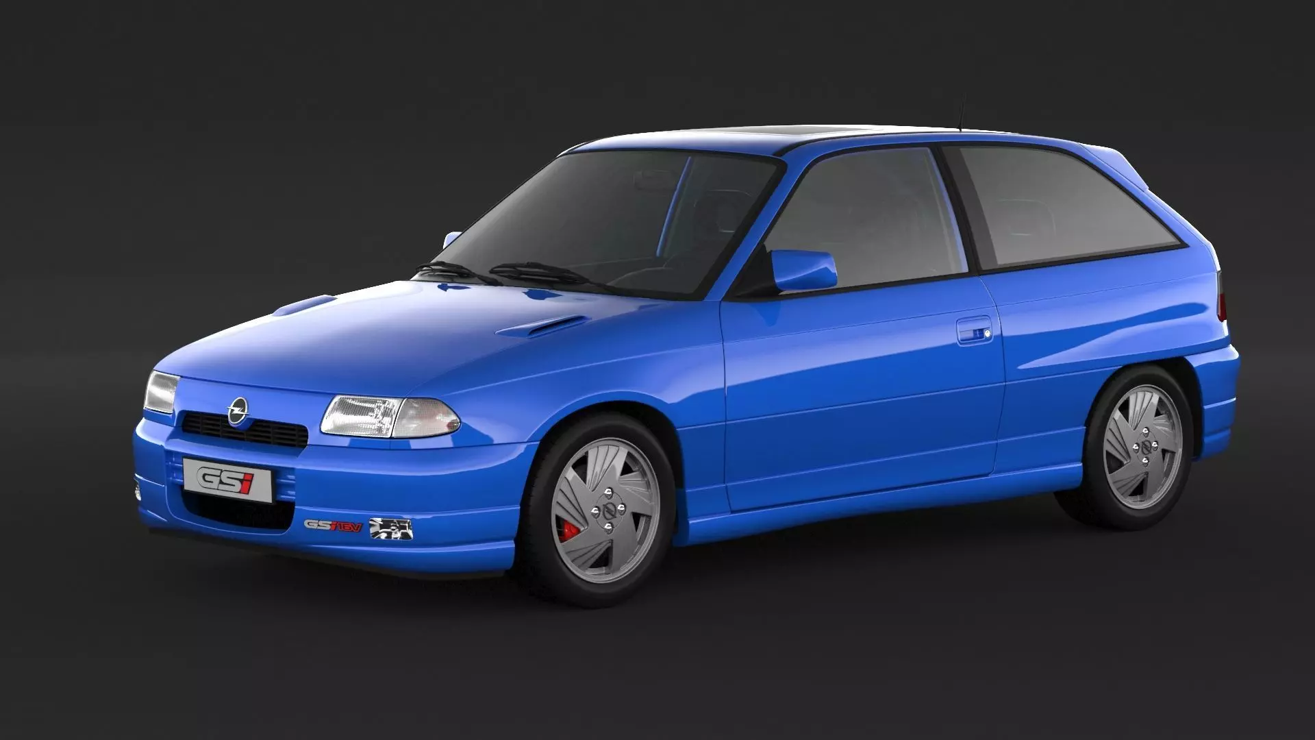 Opel Astra GSI 3D model_0