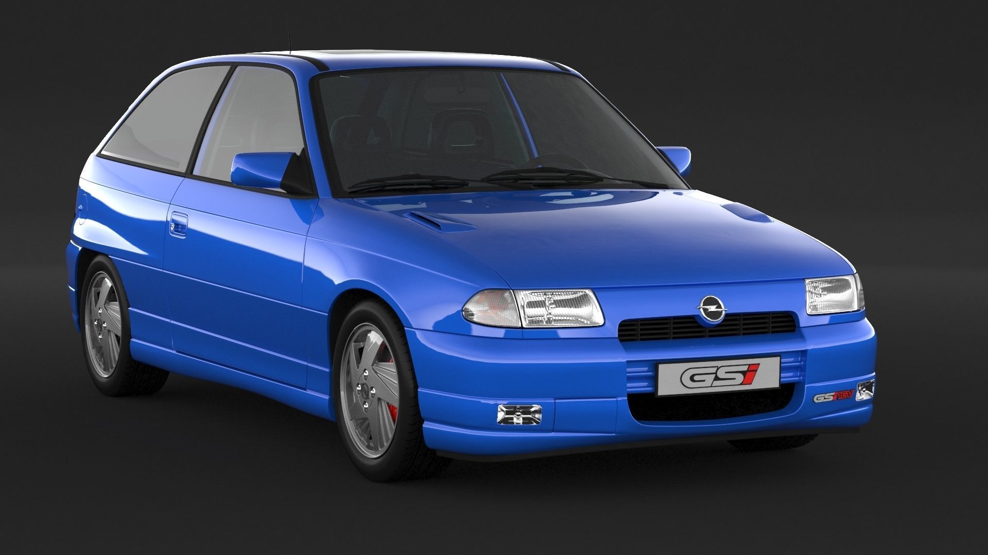Opel Astra GSI 3D model_2