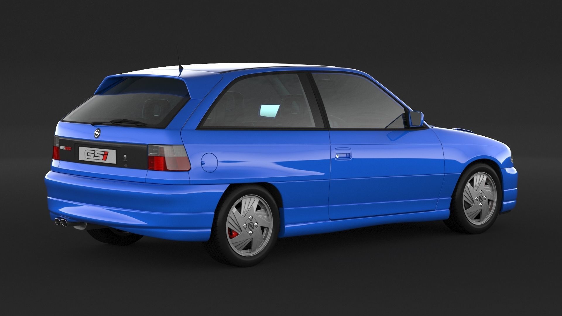 Opel Astra GSI 3D model_1
