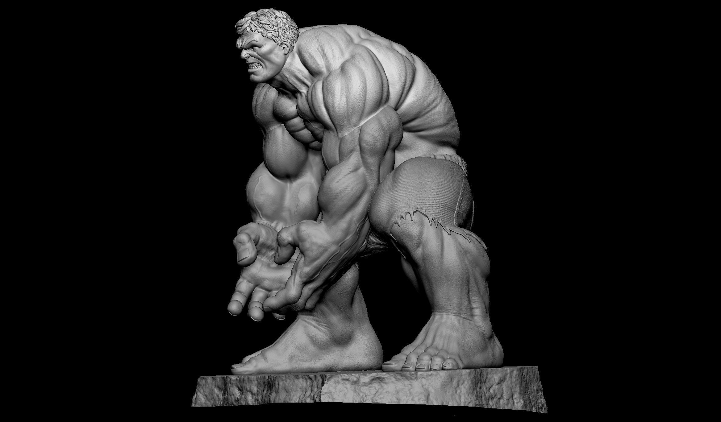 Hulk- 3D print model_11