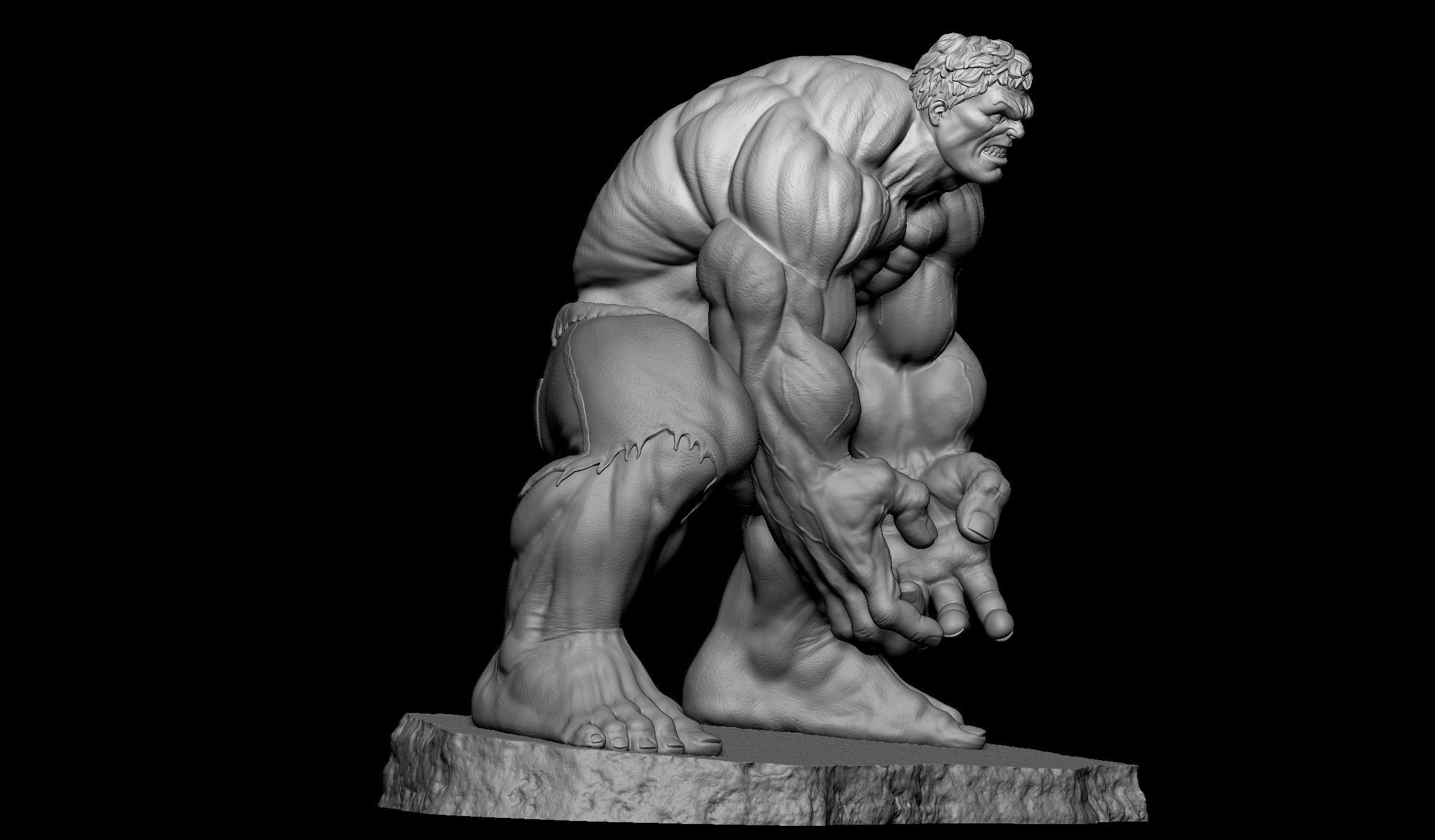 Hulk- 3D print model_5