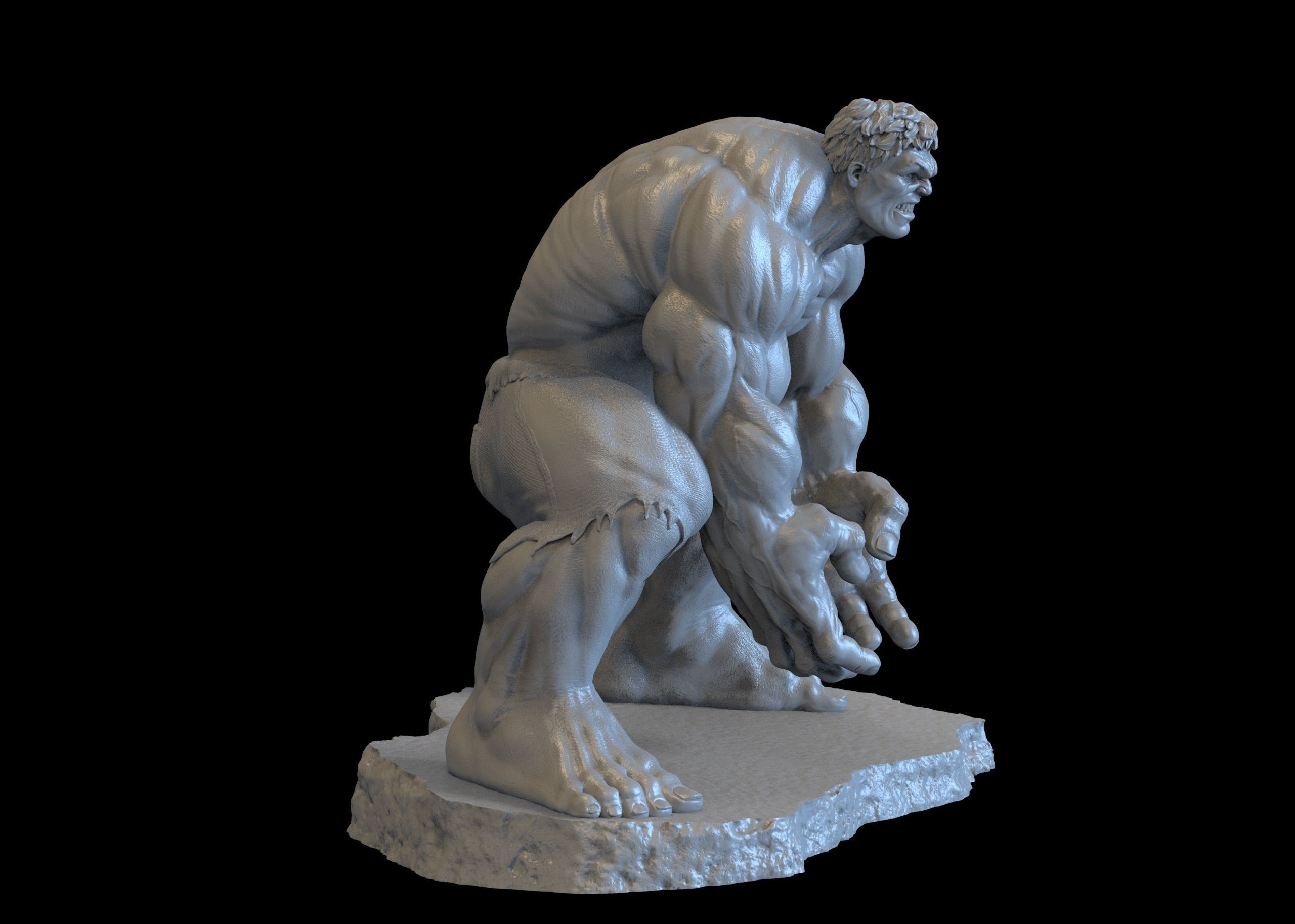 Hulk- 3D print model_14