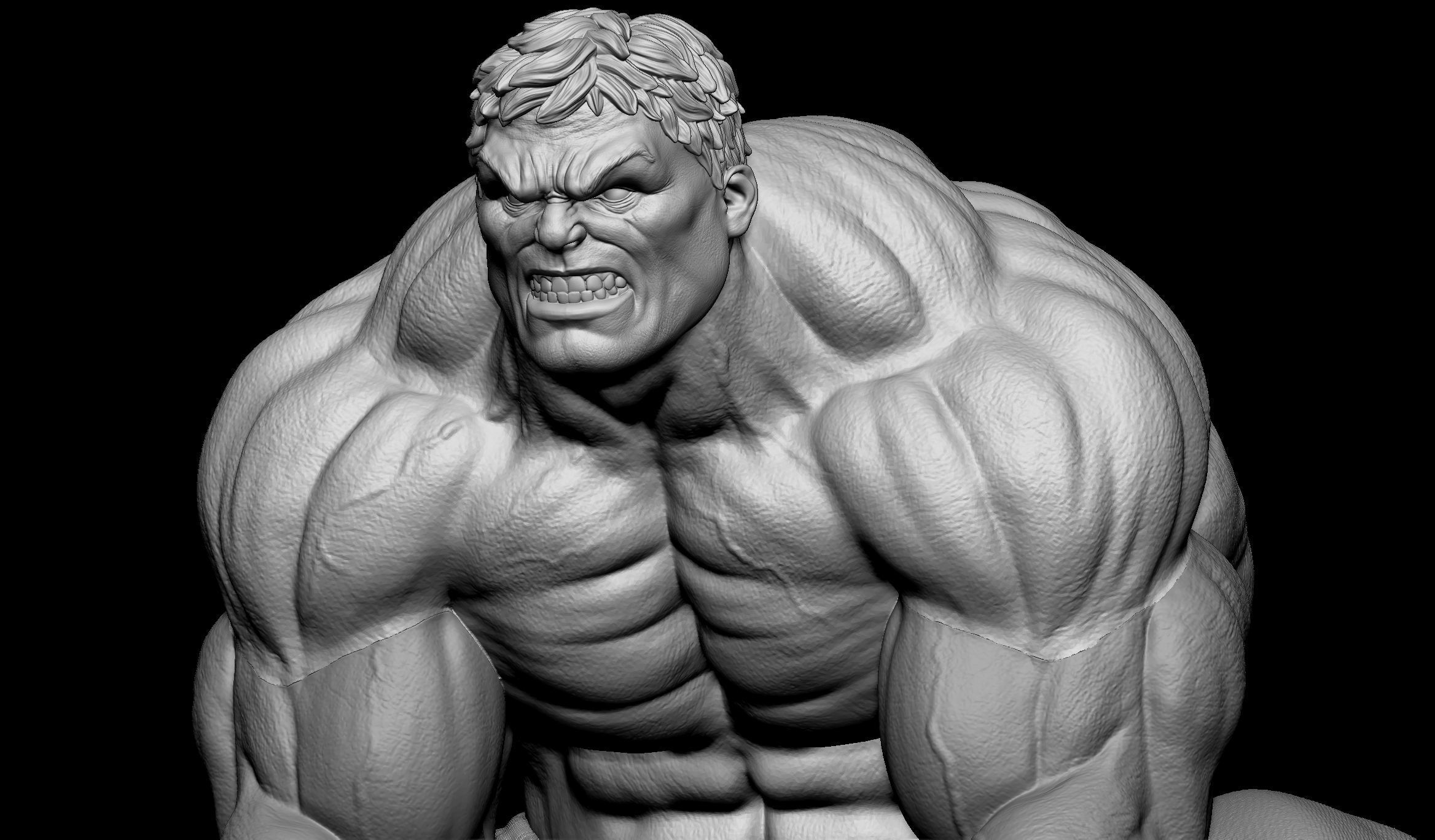Hulk- 3D print model_6