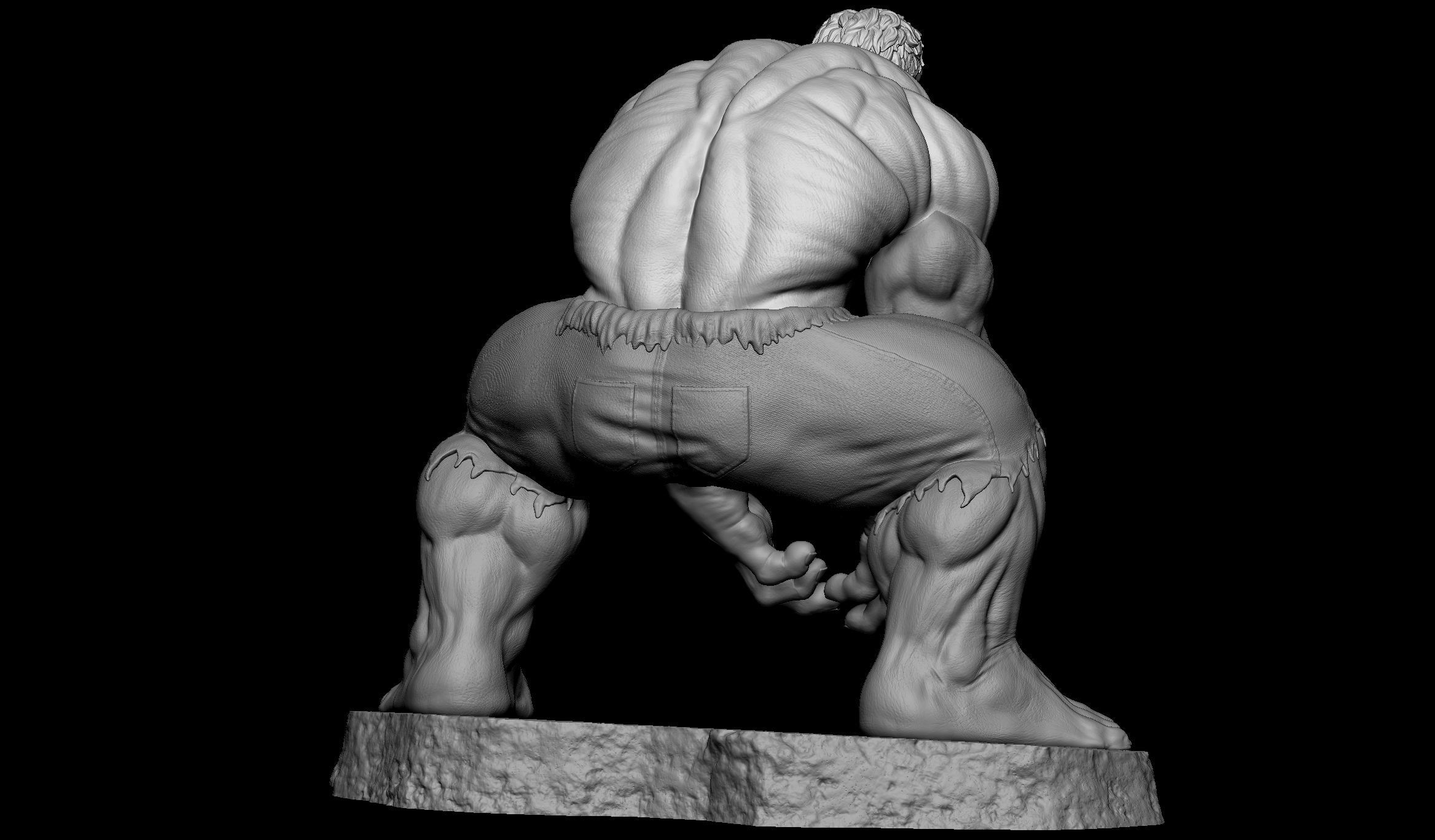 Hulk- 3D print model_8