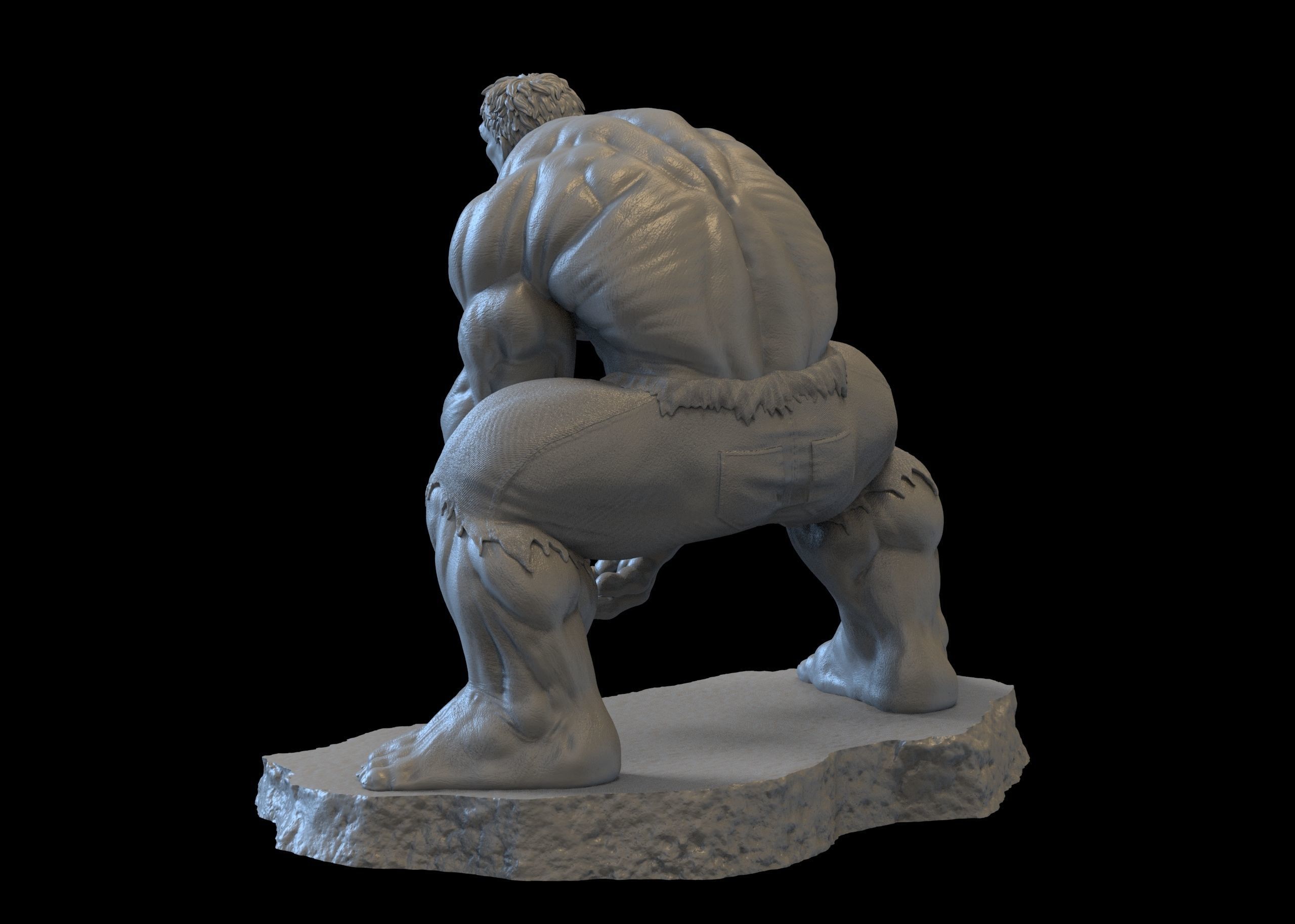 Hulk- 3D print model_17
